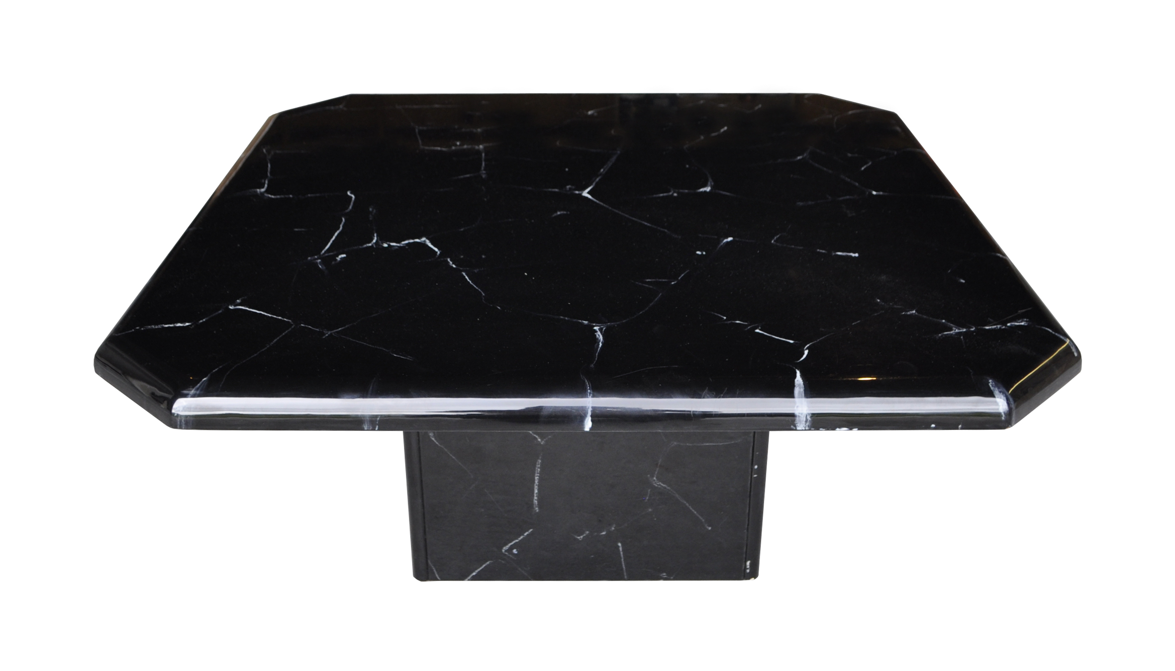 Black and White Faux Marble Coffee Table Chairish