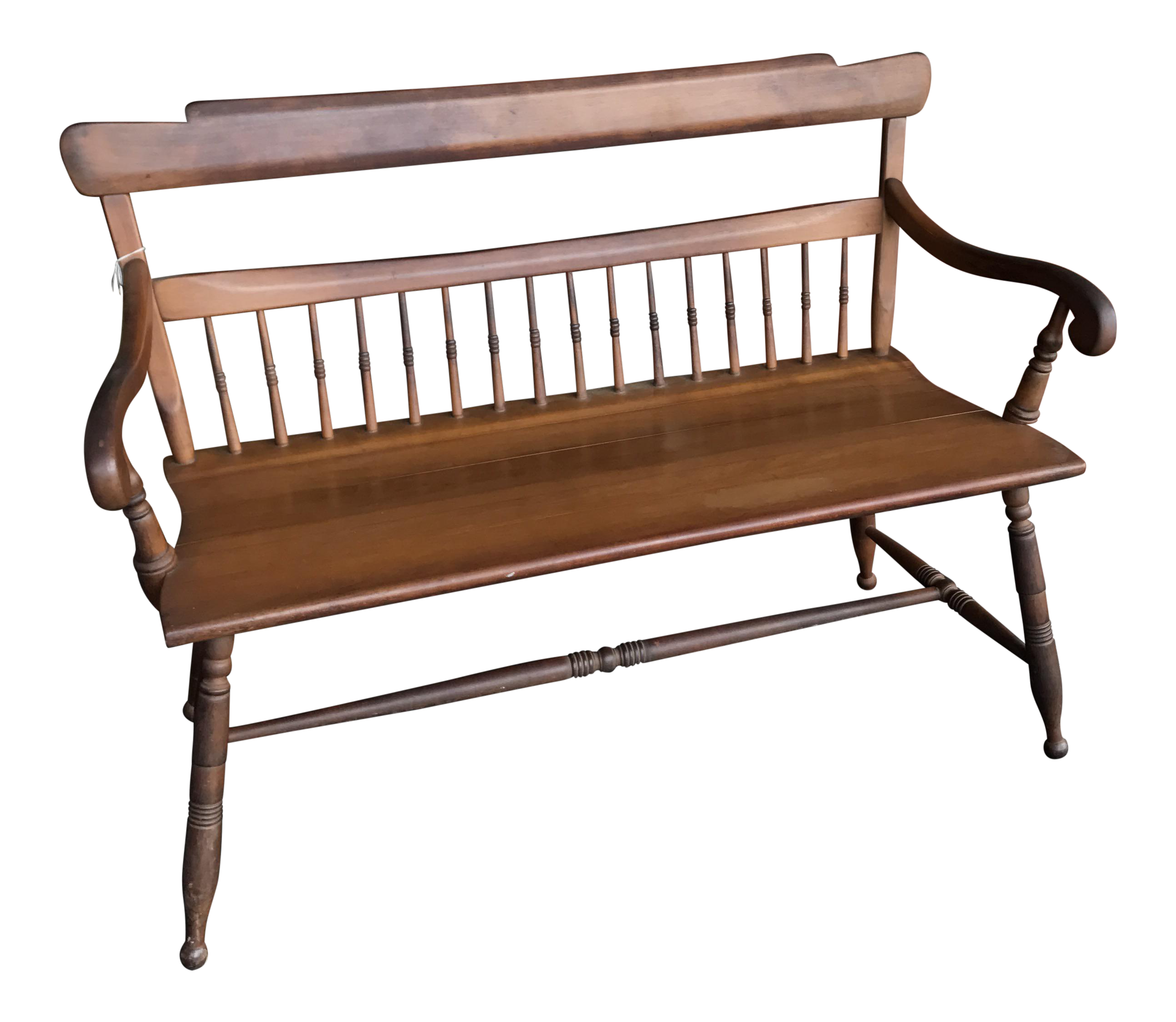 Early American Maple Bench Chairish