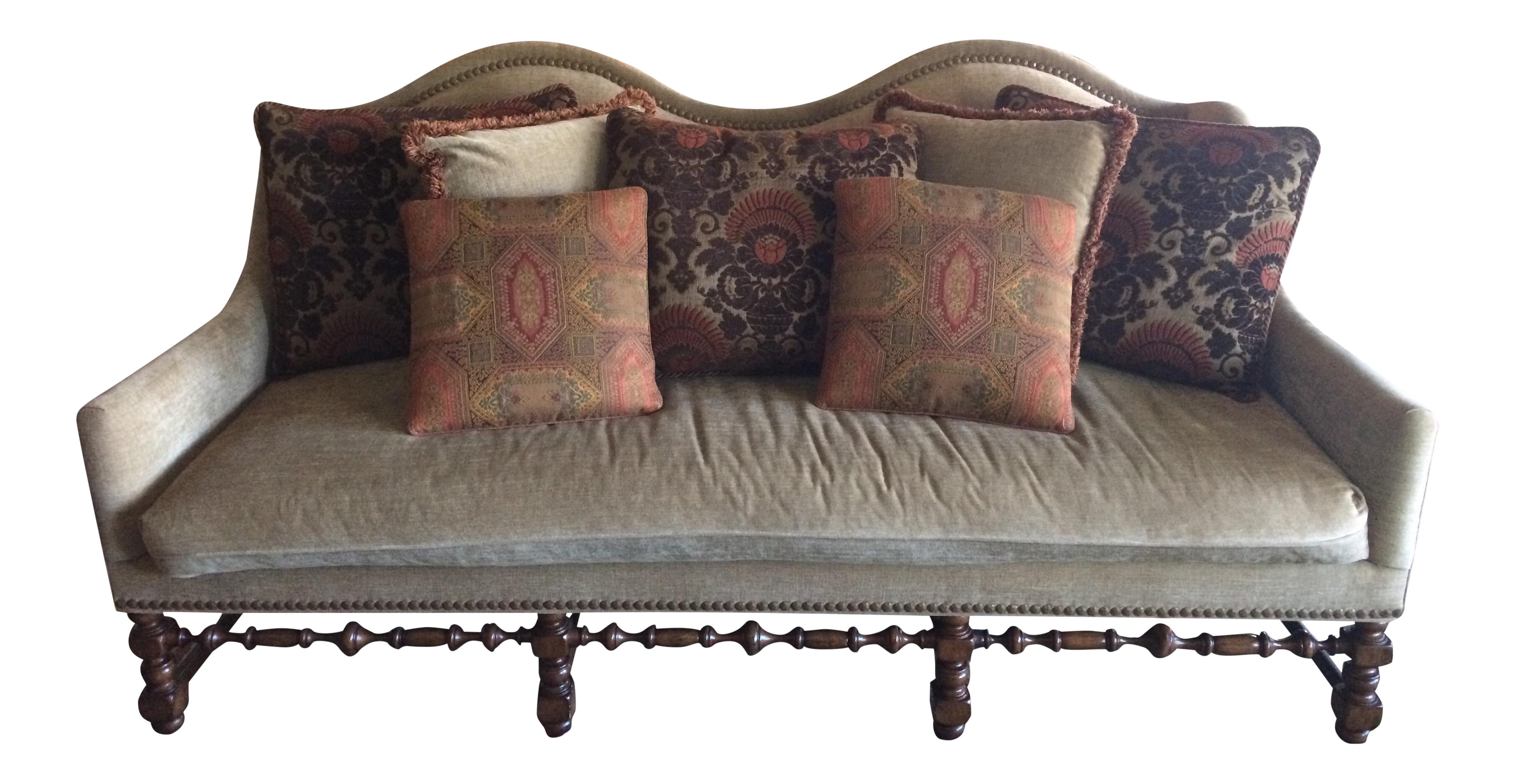 Ferguson Copeland High Back Sofa | Chairish