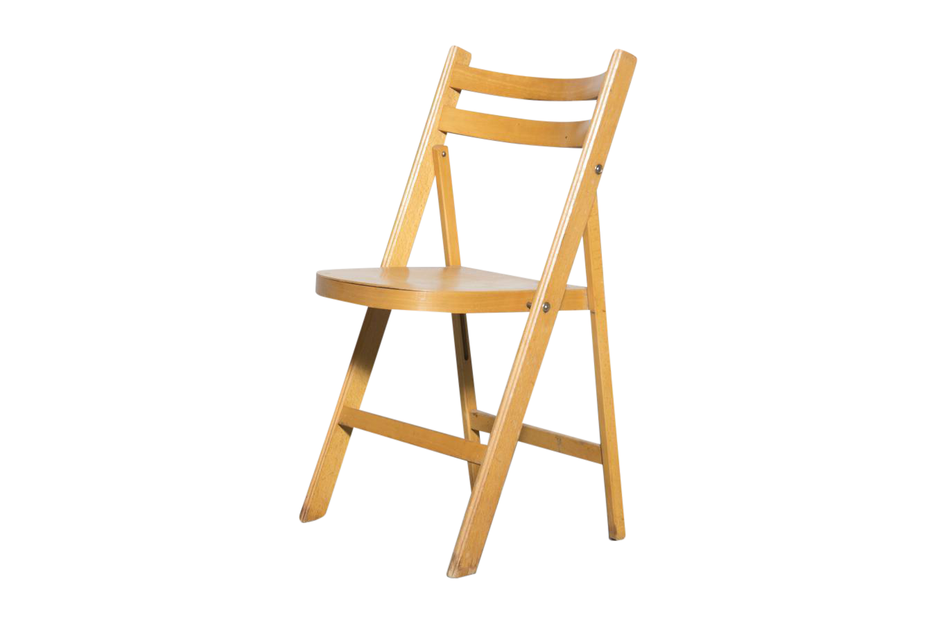 50's Birch Folding Chairs Set of Six Chairish