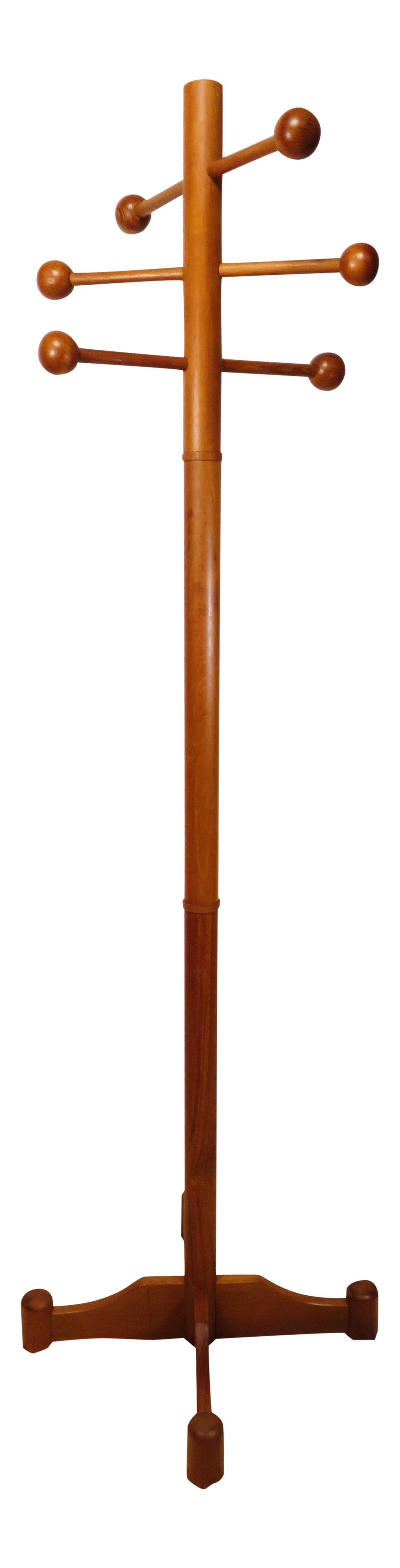 MidCentury Danish Modern Teak Coat Rack Chairish