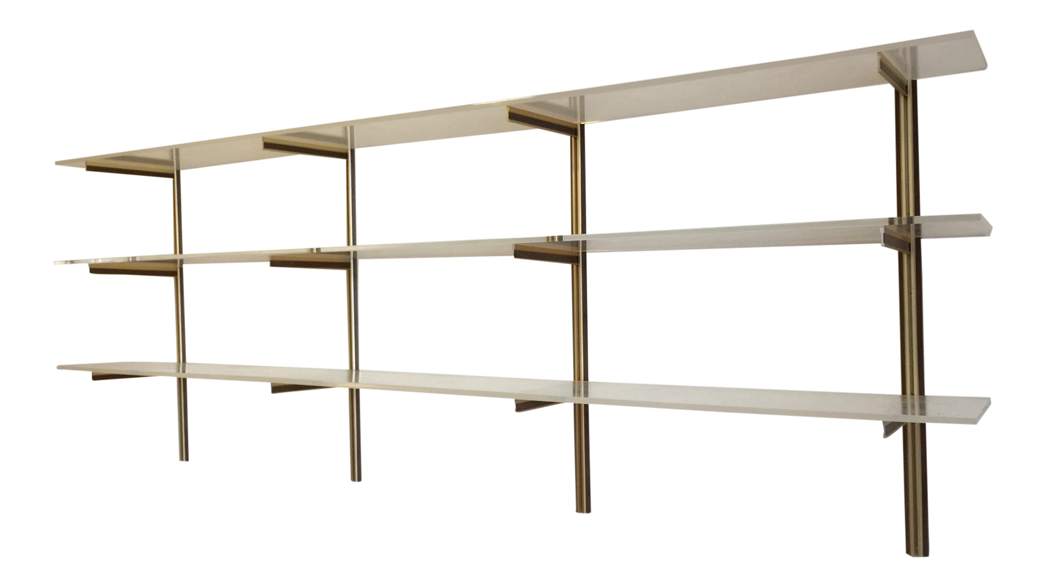 Vintage Lucite WallMounted Shelf Chairish