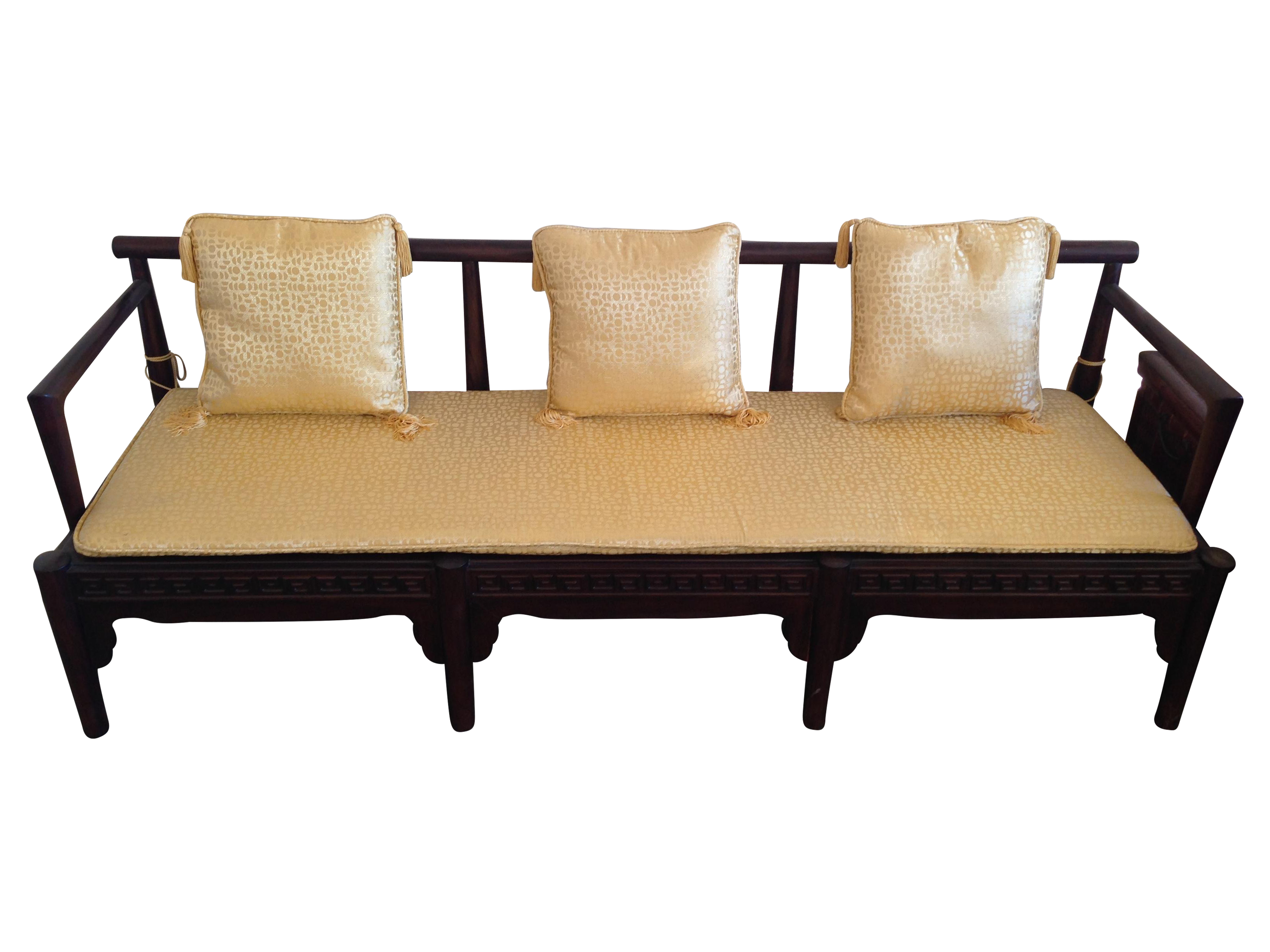 Asian Chinese Rosewood Sofa Chairish