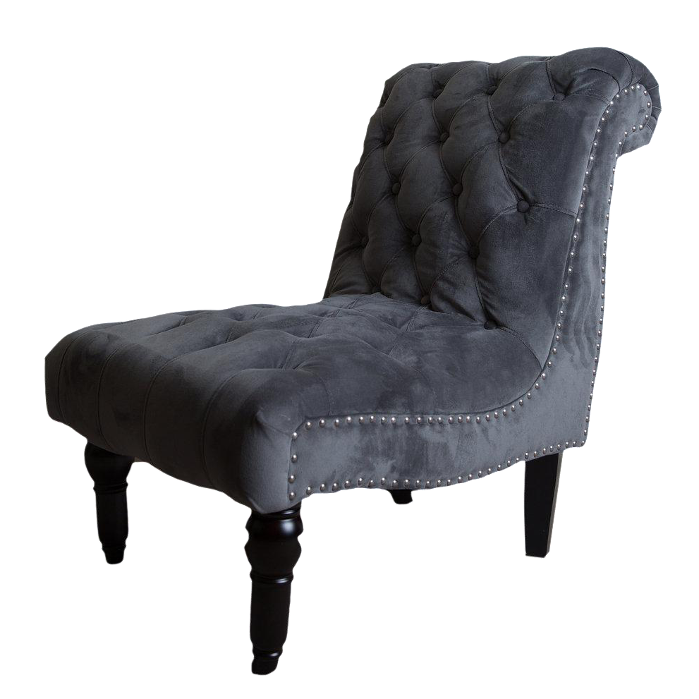 Restoration Hardware Tufted Velvet Slipper Chair Chairish