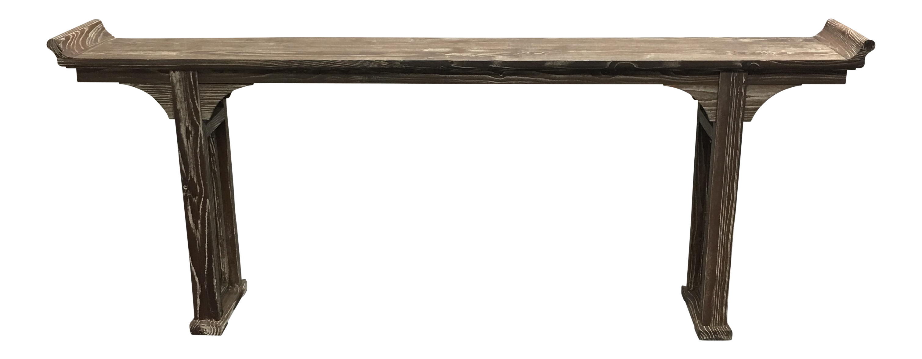 Ballard Designs Ananda Whitewash Elm Console Table Chairish