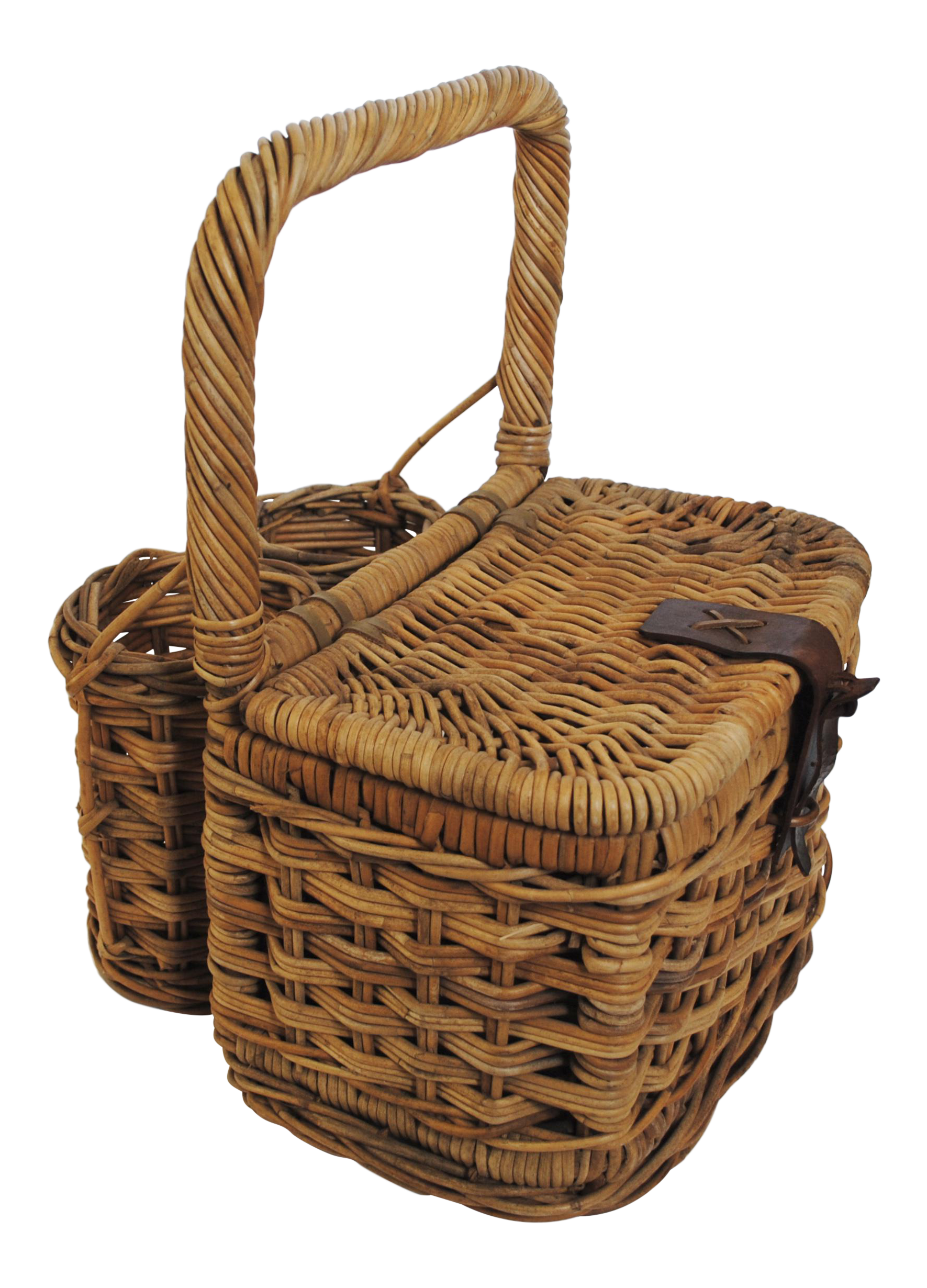 Vintage French Picnic Basket Chairish