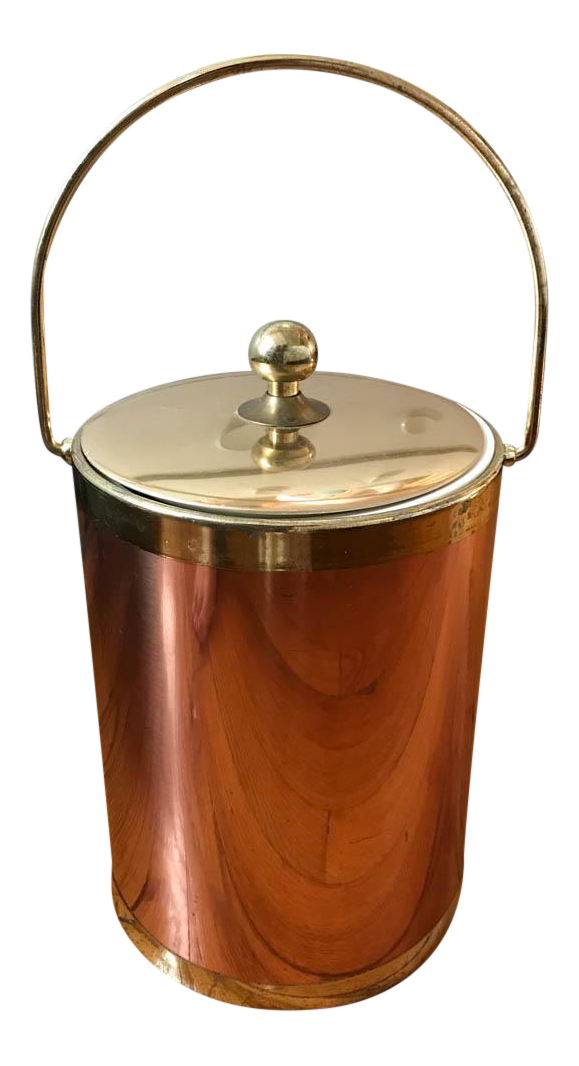 Vintage Copper Ice Bucket Chairish
