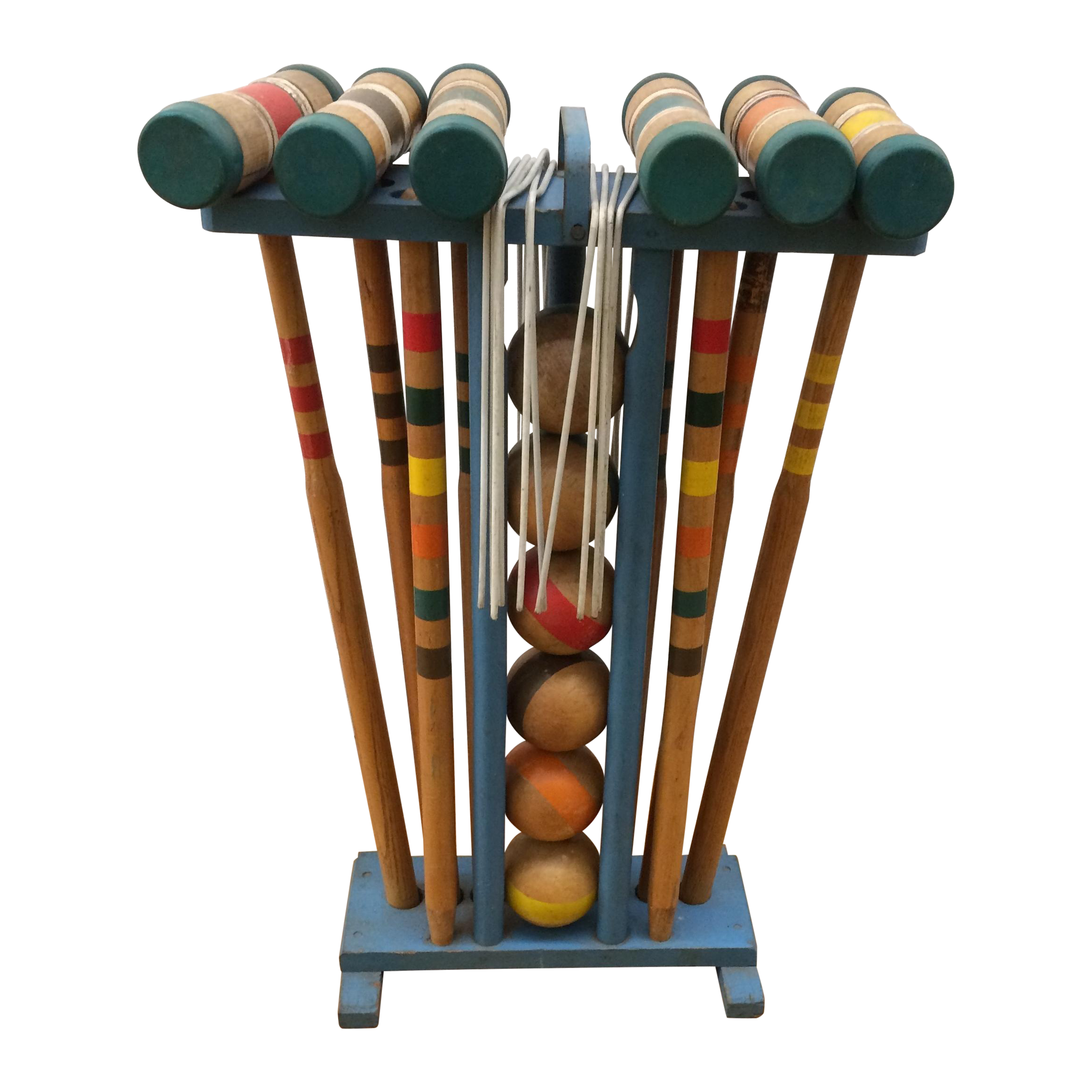 Vintage MidCentury Croquet Set Chairish