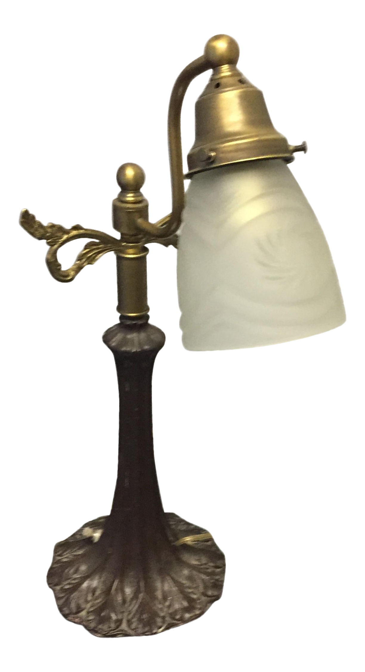 1930 Antique Victorian Bronze Base Lamp Chairish