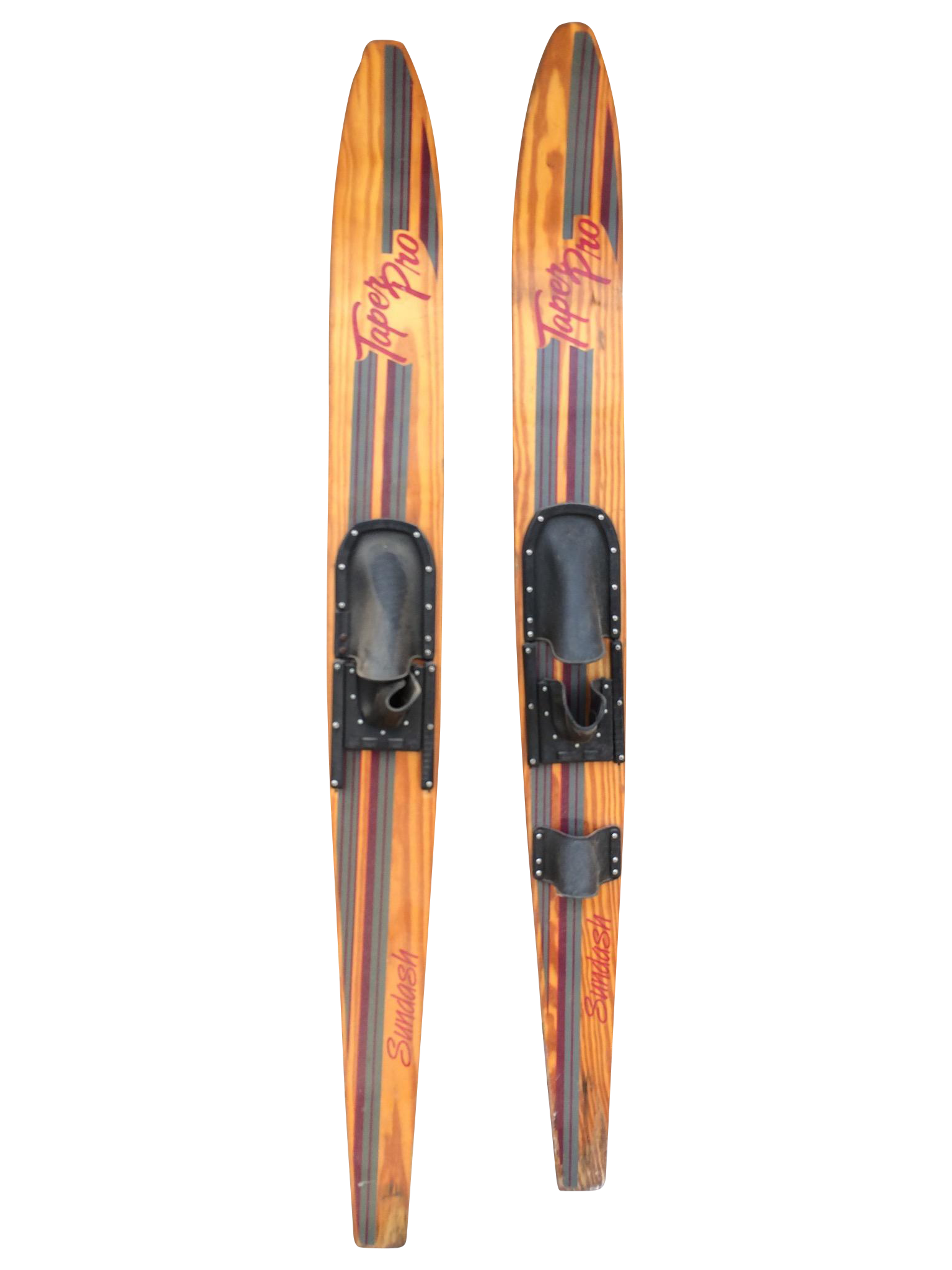 Vintage Wooden Water Skis A Pair Chairish