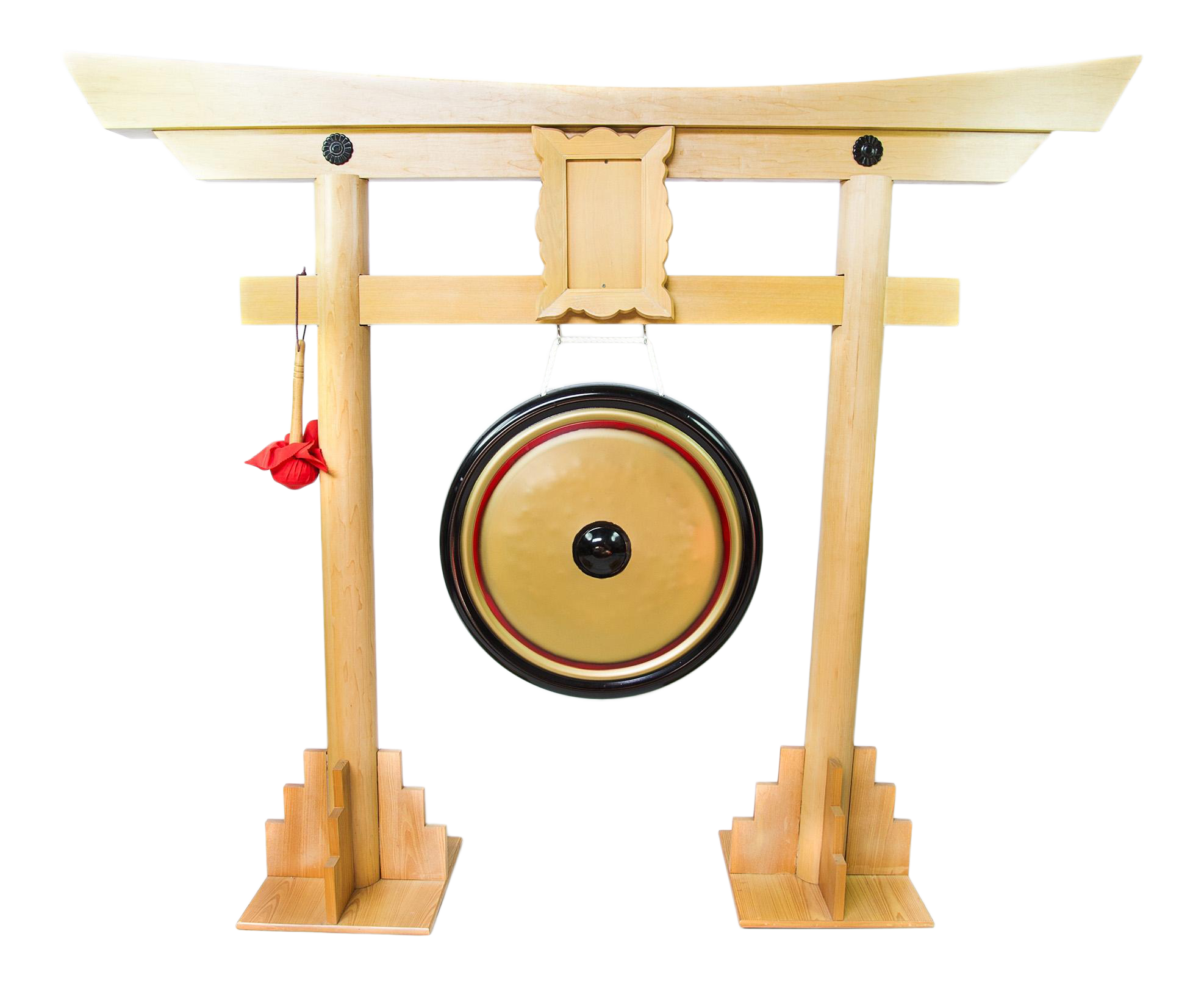 Traditional Chinese Gong Stand With Mallet Chairish