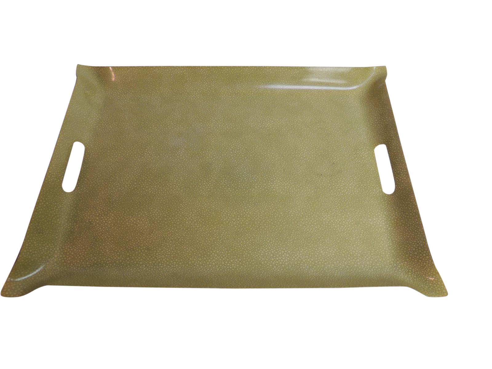 Vintage Plastic Serving Tray in Shagreen. Chairish