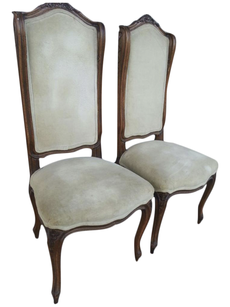 French Provincial Dining Chairs A Pair Chairish