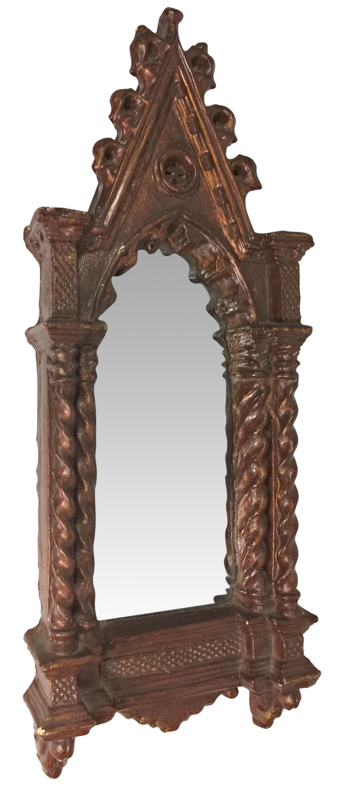 Antique Gothic Cathedral Style Wall Mirror Chairish