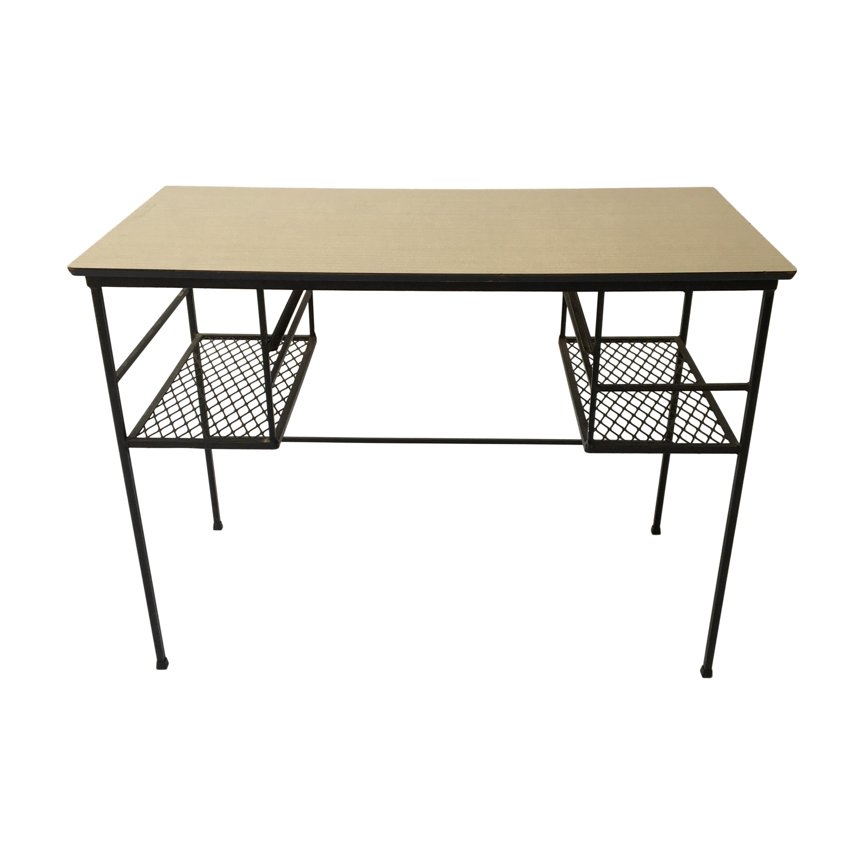 Vintage Steel Frame Desk Chairish