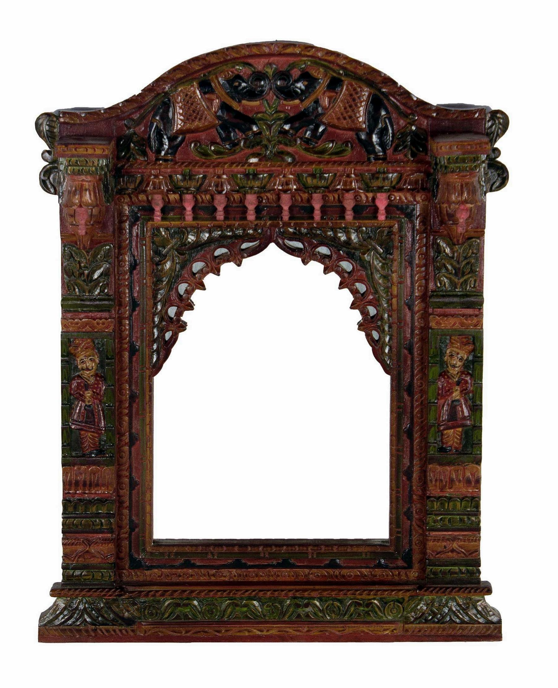 Hand Painted Royal Maharaja Mirror Frame Chairish