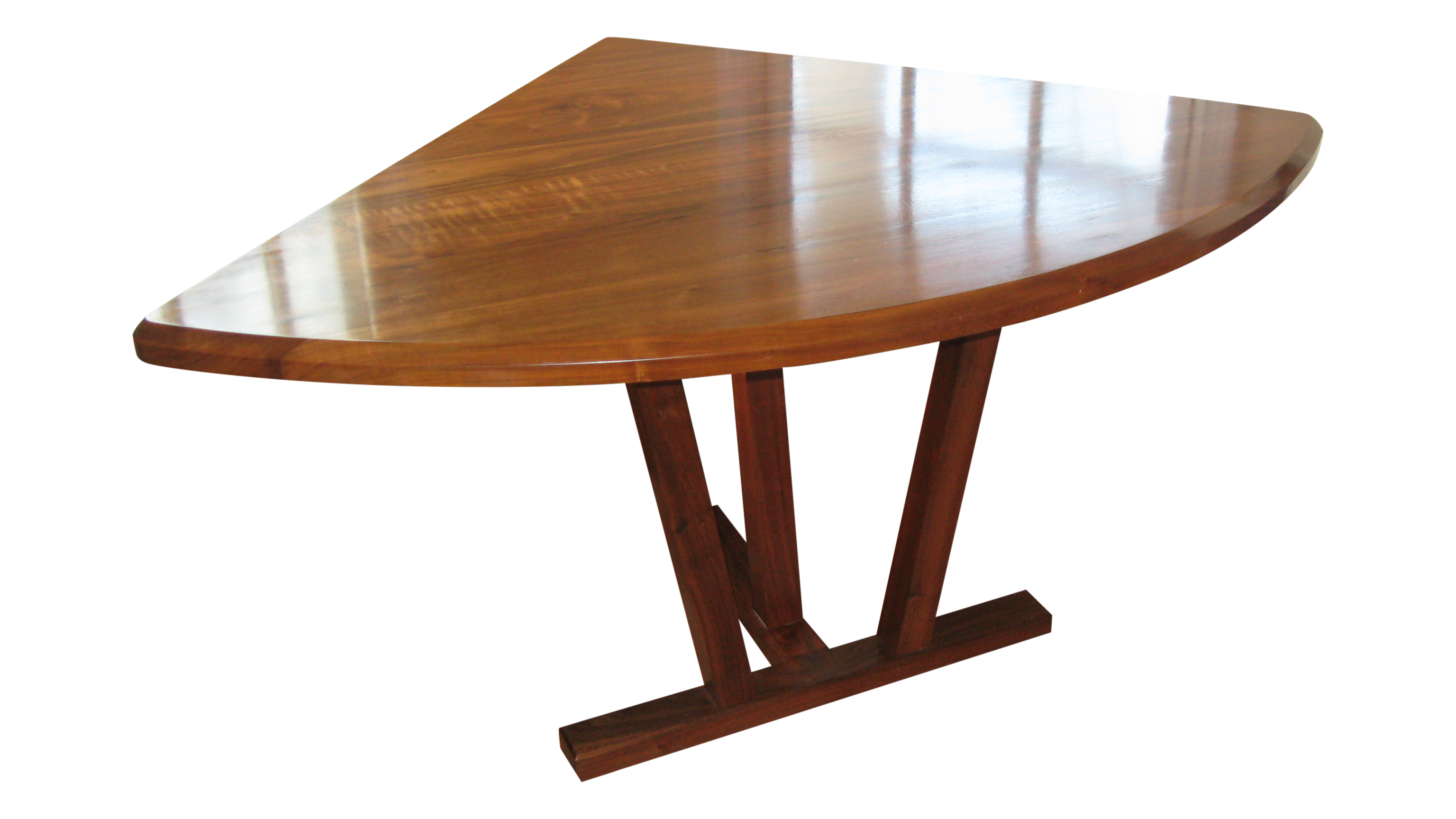 Walnut Corner Dining Table Chairish