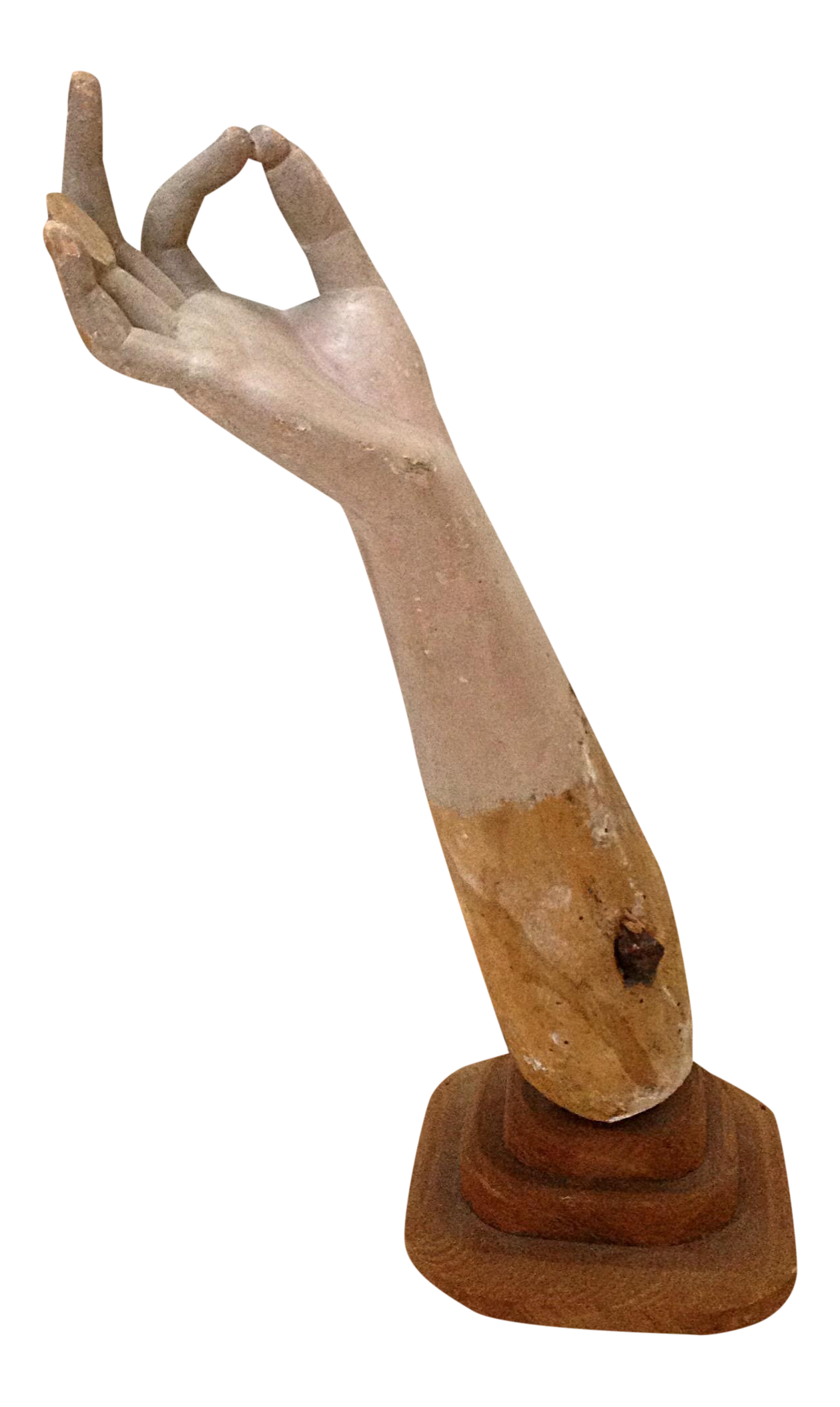 Distressed Rustic Mannequin Arm | Chairish