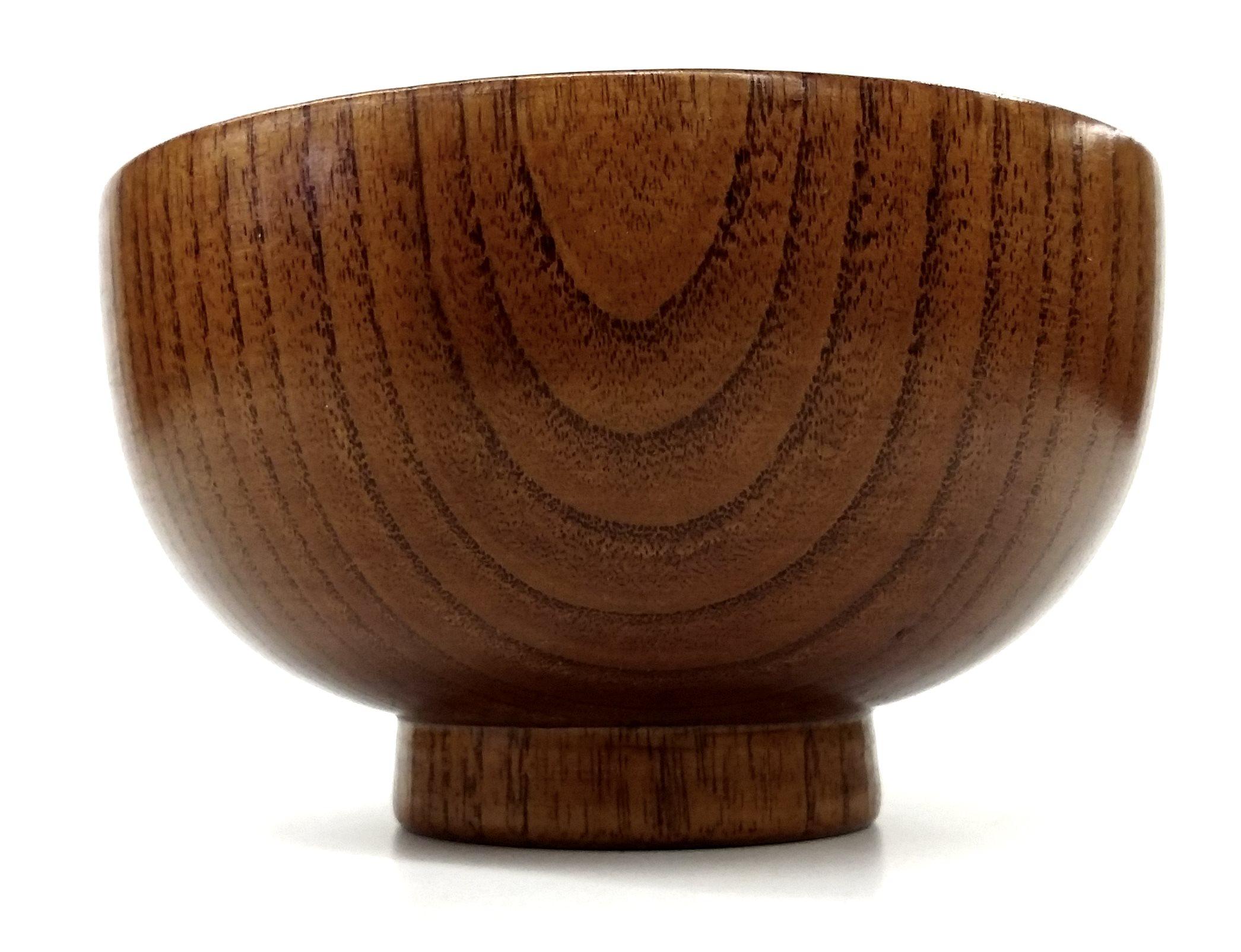 Vintage Hand Turned Japanese Wooden Rice Bowl Chairish
