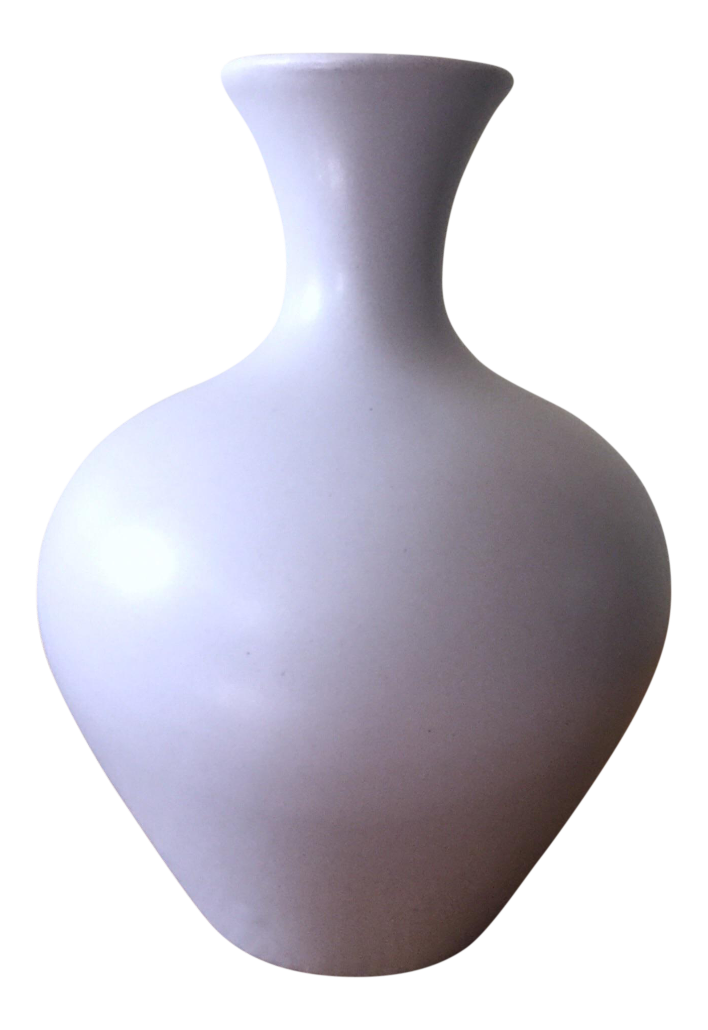 Haeger Lavender Purple Matte Glaze Pottery Vase Chairish