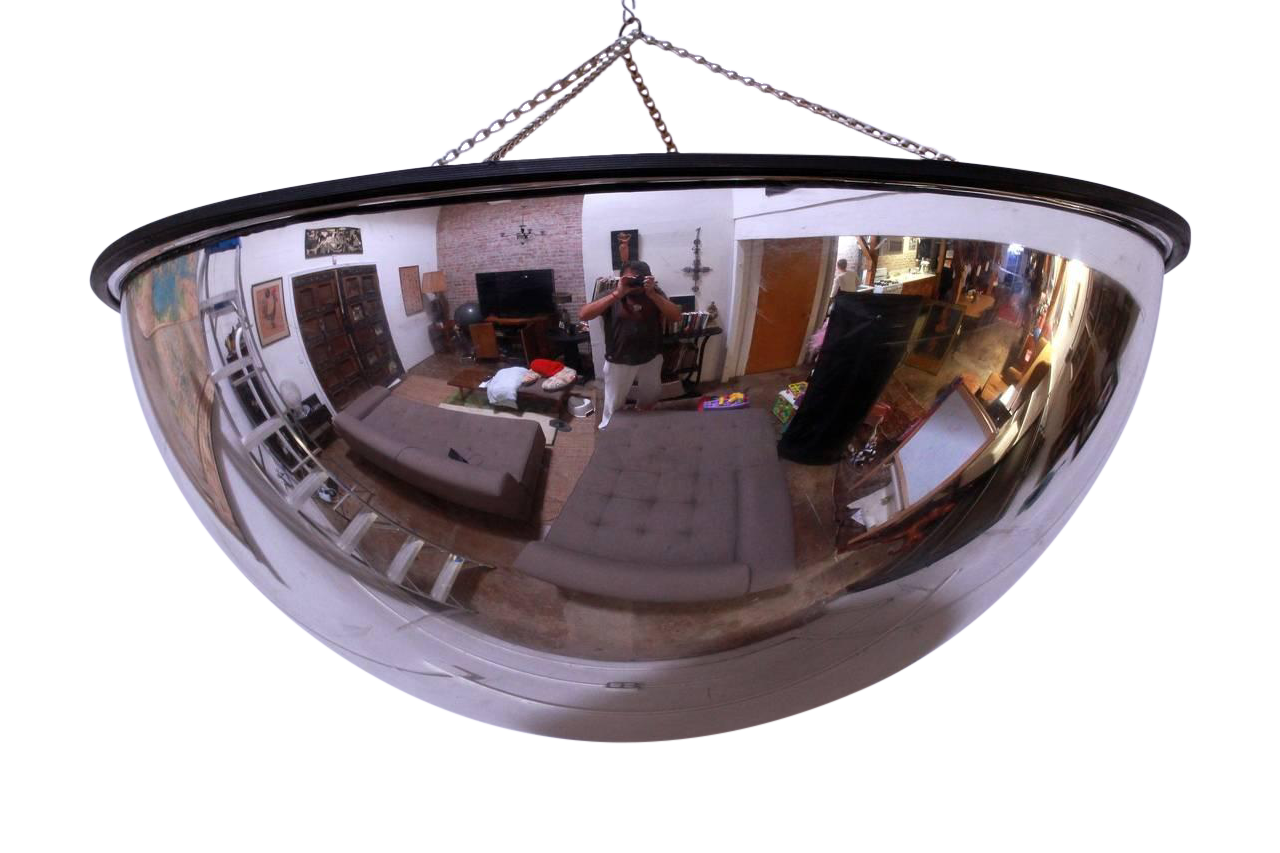 Vintage Department Store Convex Mirror Chairish