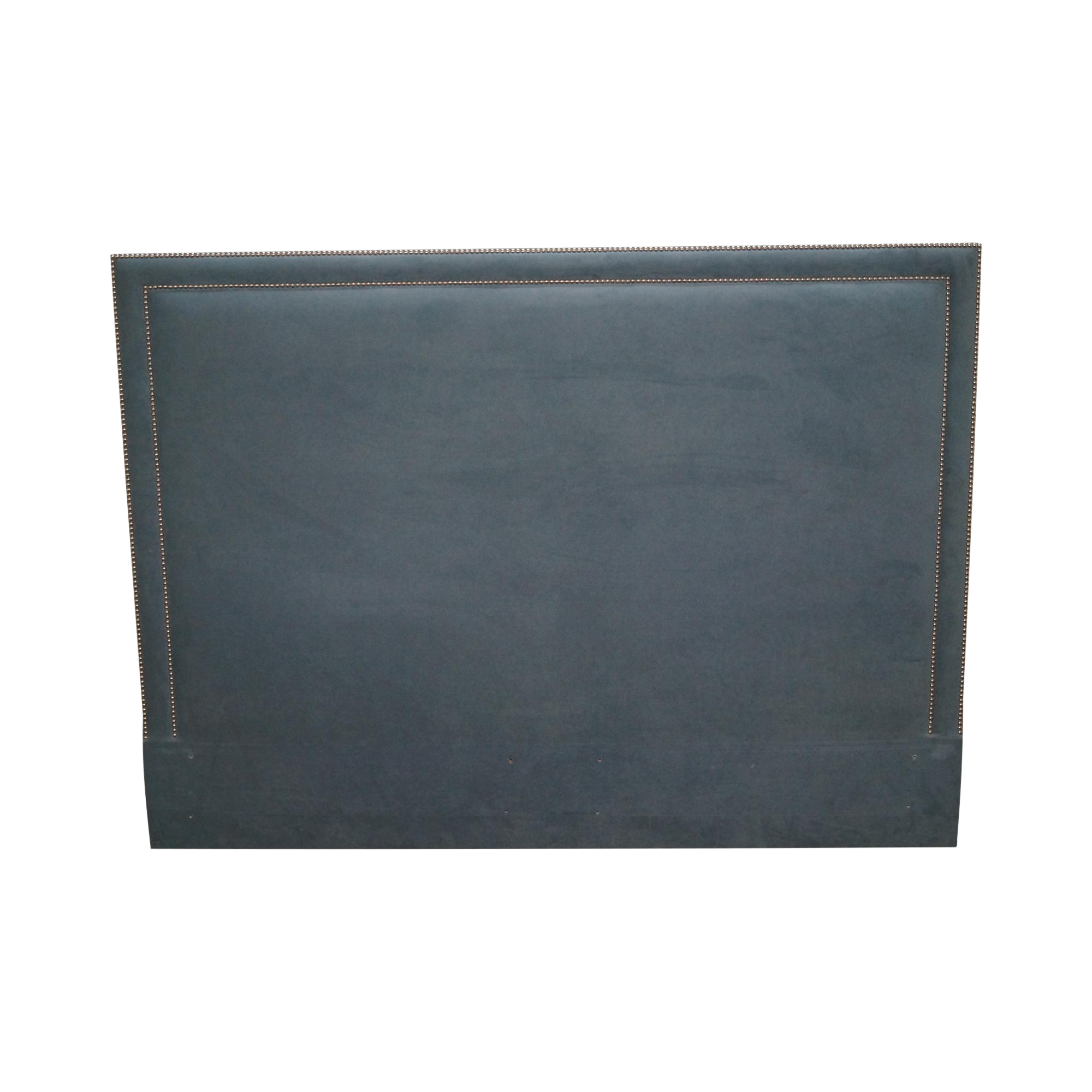 Custom Blue Upholstered King Size Headboard Chairish