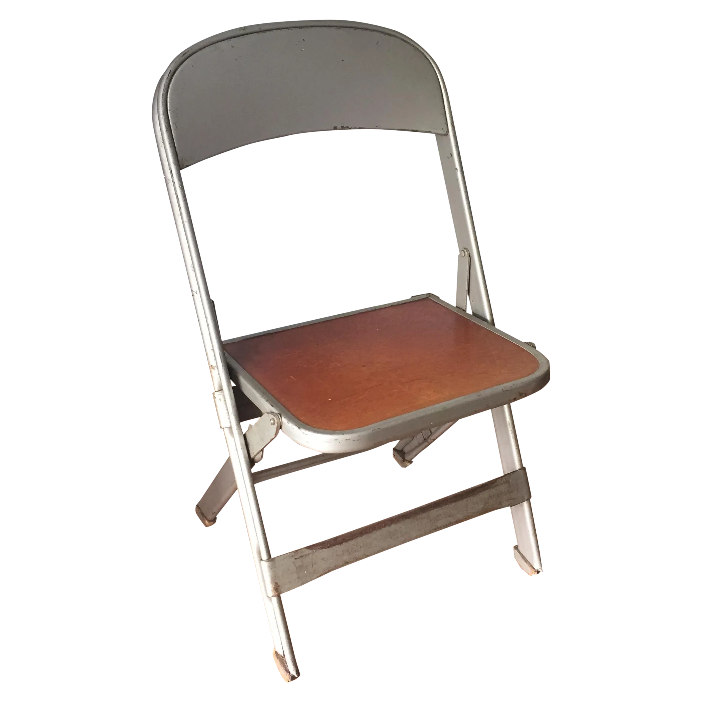 Vintage Metal School Photo Child's Chair Chairish