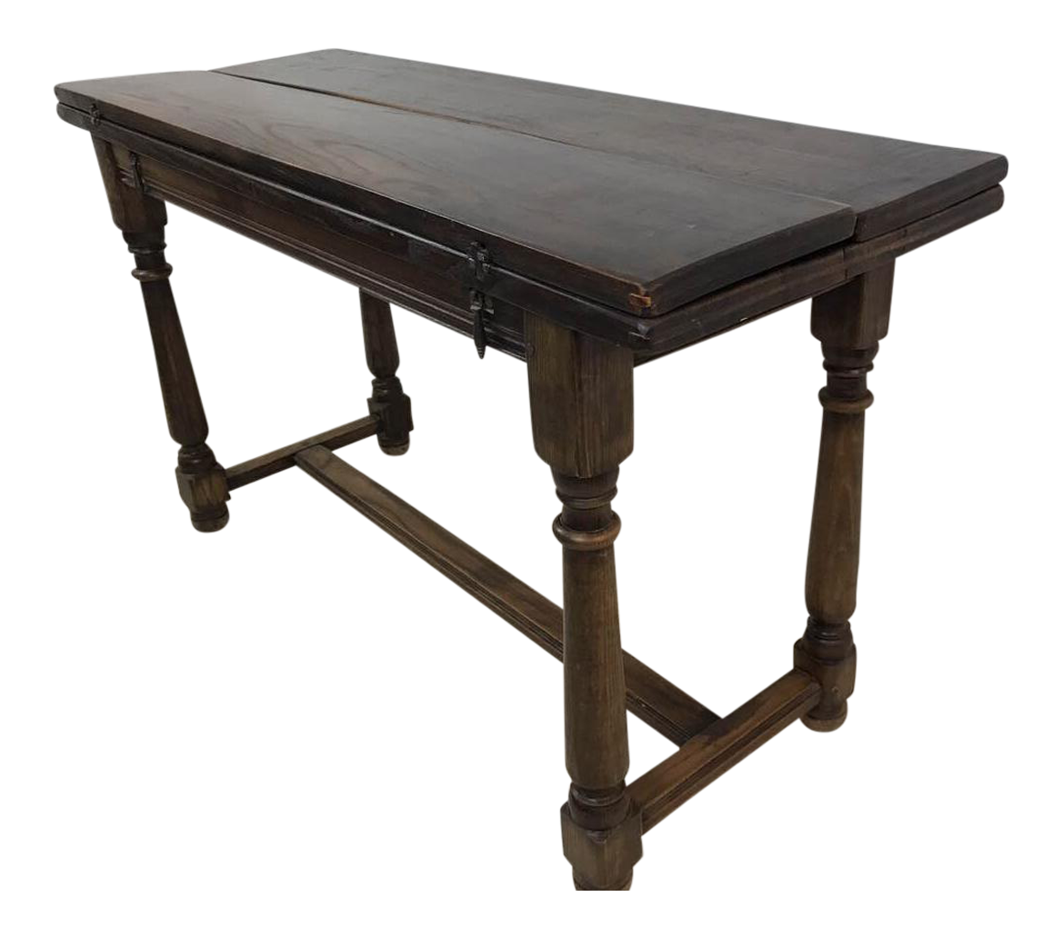 Oak Abbey Folding Top Dining Table Chairish