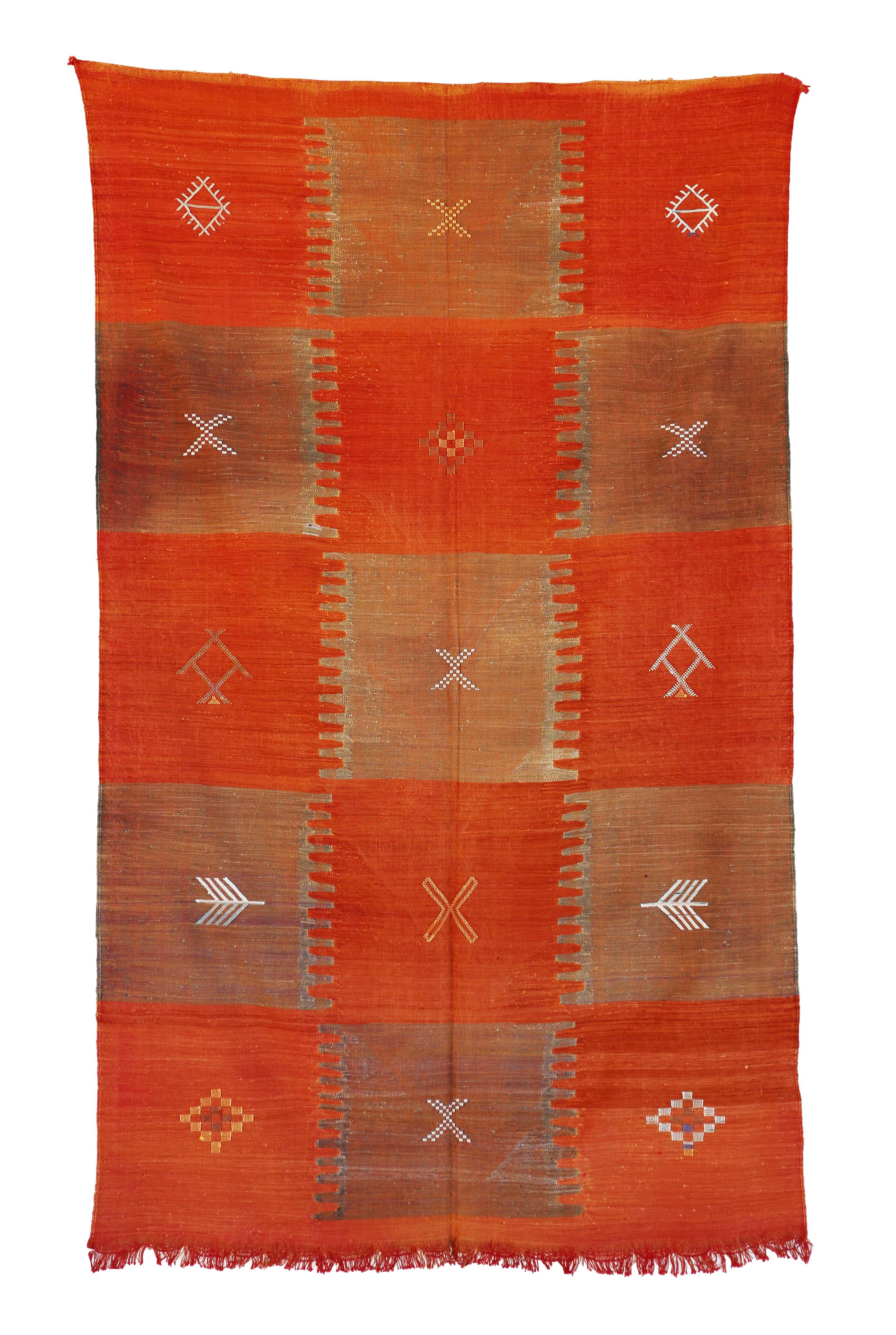 Vintage Moroccan Cactus Silk Rug 4'7" X 7'8" Chairish