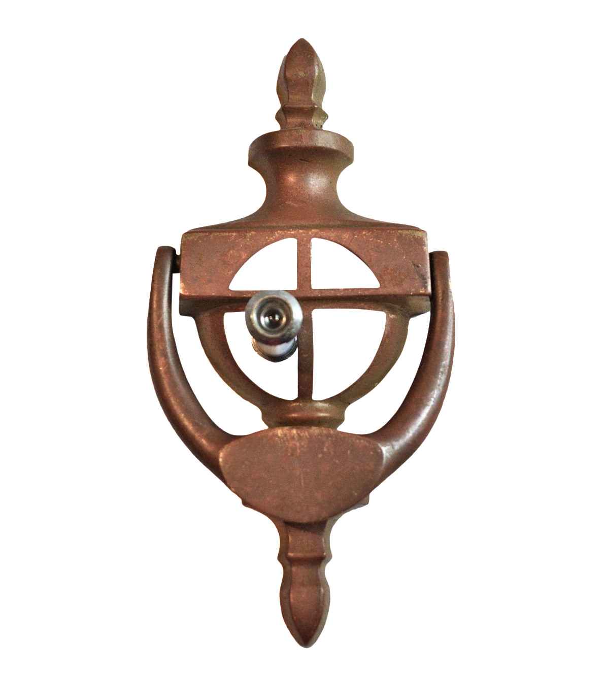 Classic Door Knocker With Peephole Chairish