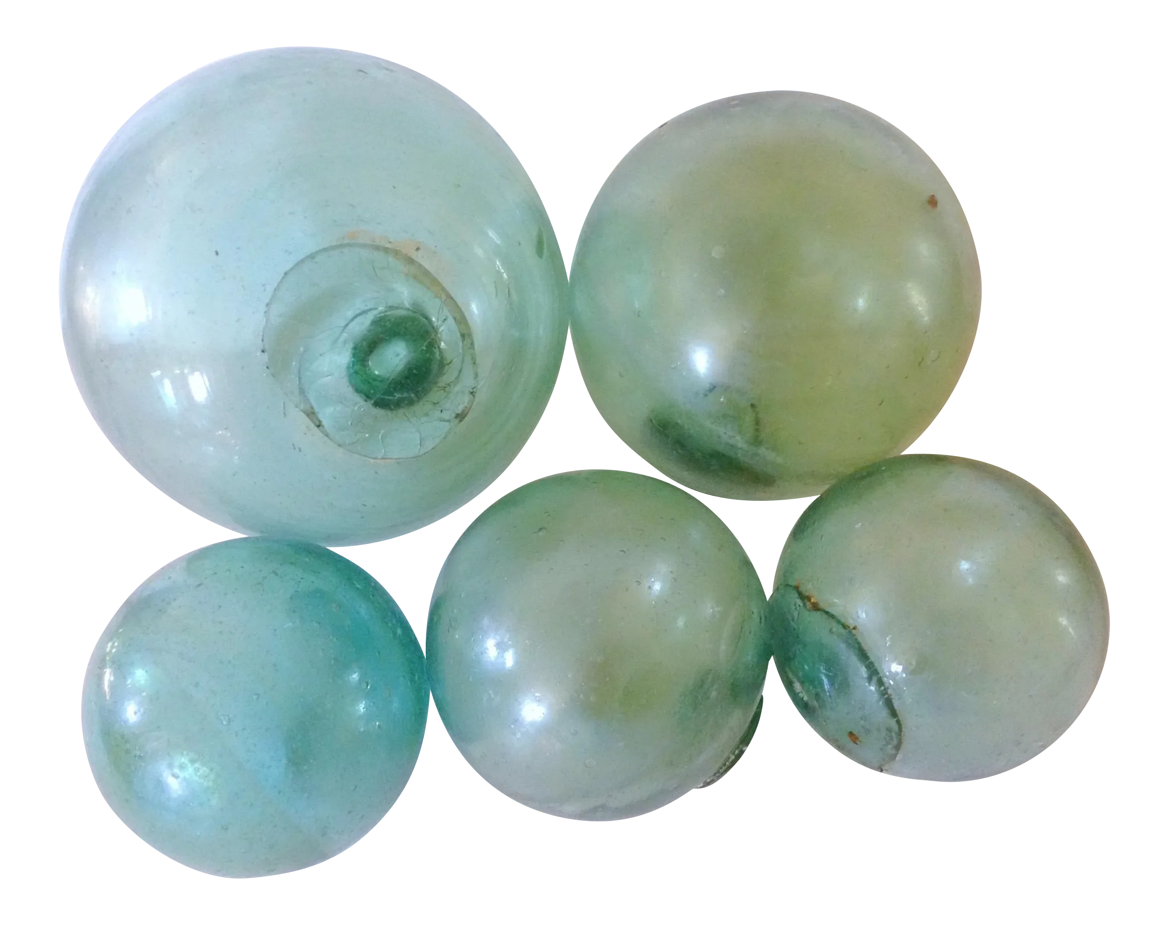 Japanese Fishing Floats Set of 5 Chairish