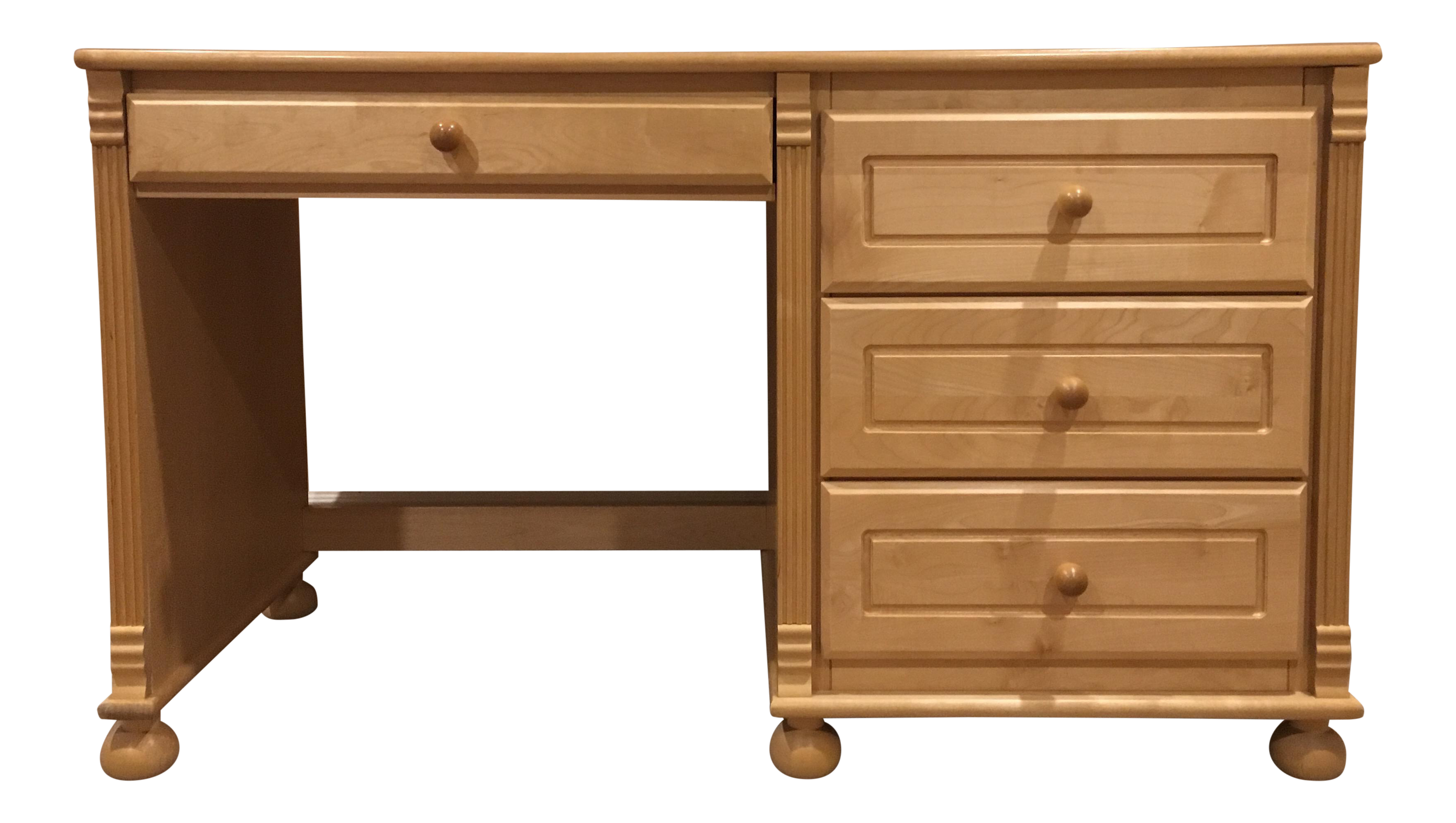 Maple Wood & Birch Desk Chairish