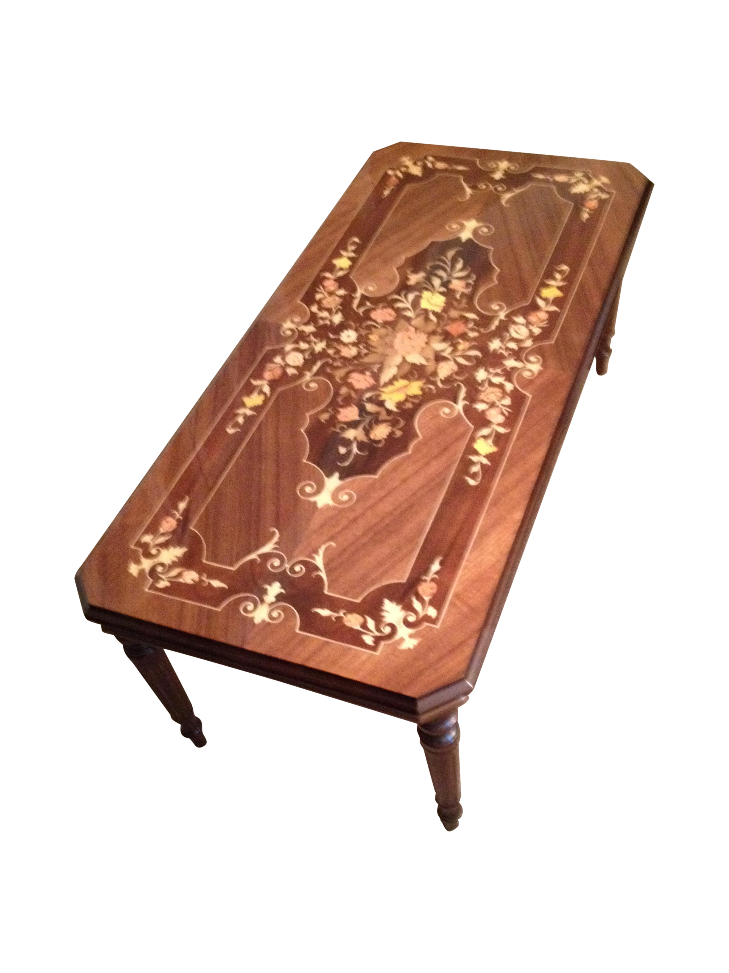 Vintage Italian Inlay Coffee Table Chairish