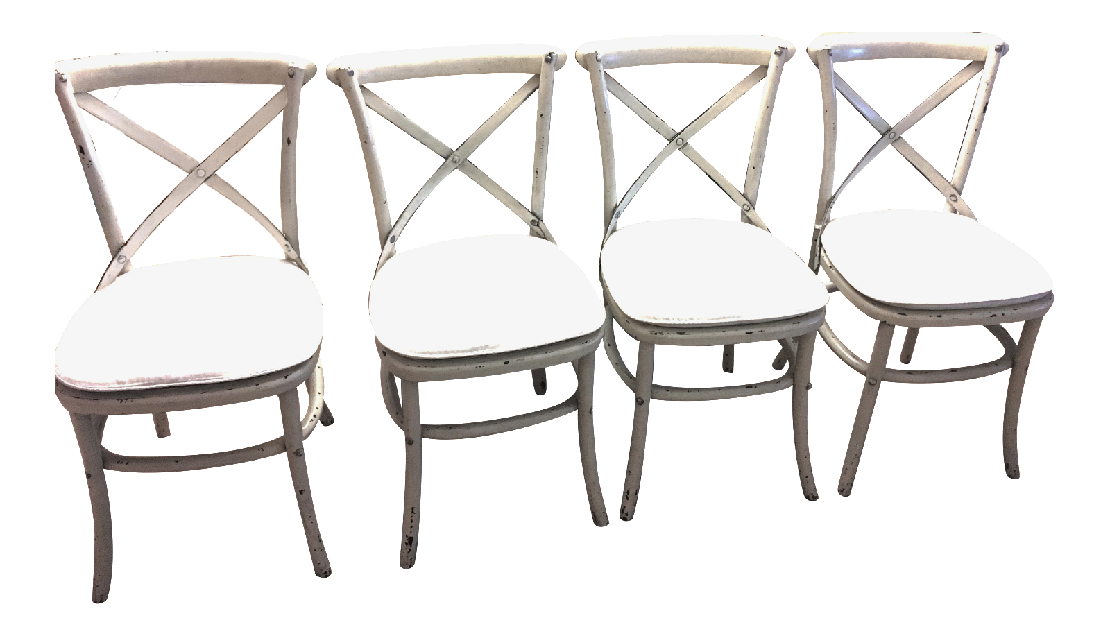 Hd Buttercup White Restoration Hardware Style Bentwood XBack Dining