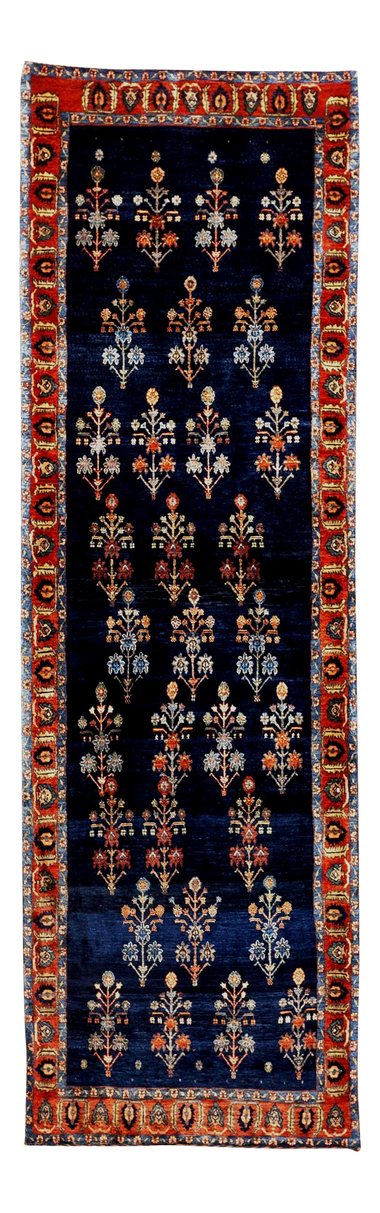 Handmade Persian Runner Rug - 2'10" x 9'7" | Chairish