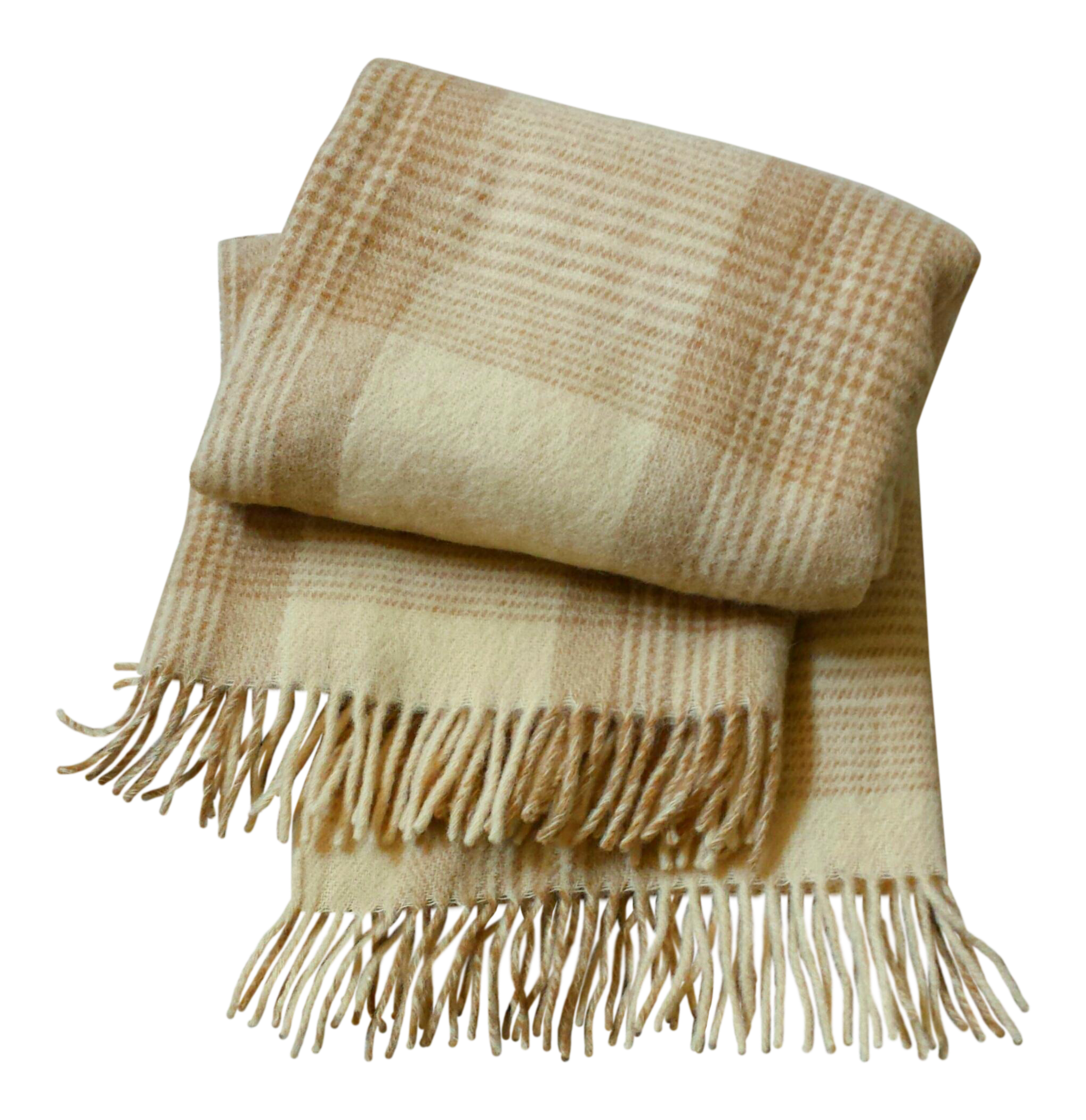 Plaid Wool Throw Blanket Chairish