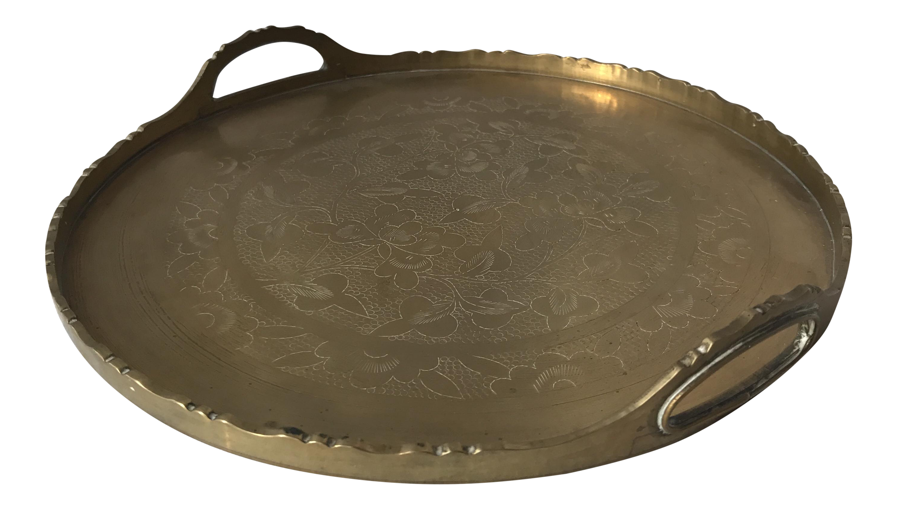 Handled Decorative Tray Chairish