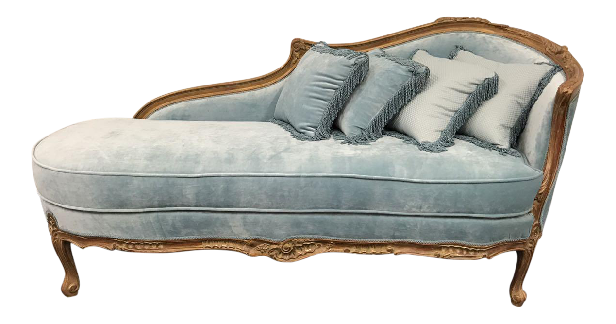 Vintage French Empire Style Chaise Lounge Chairish