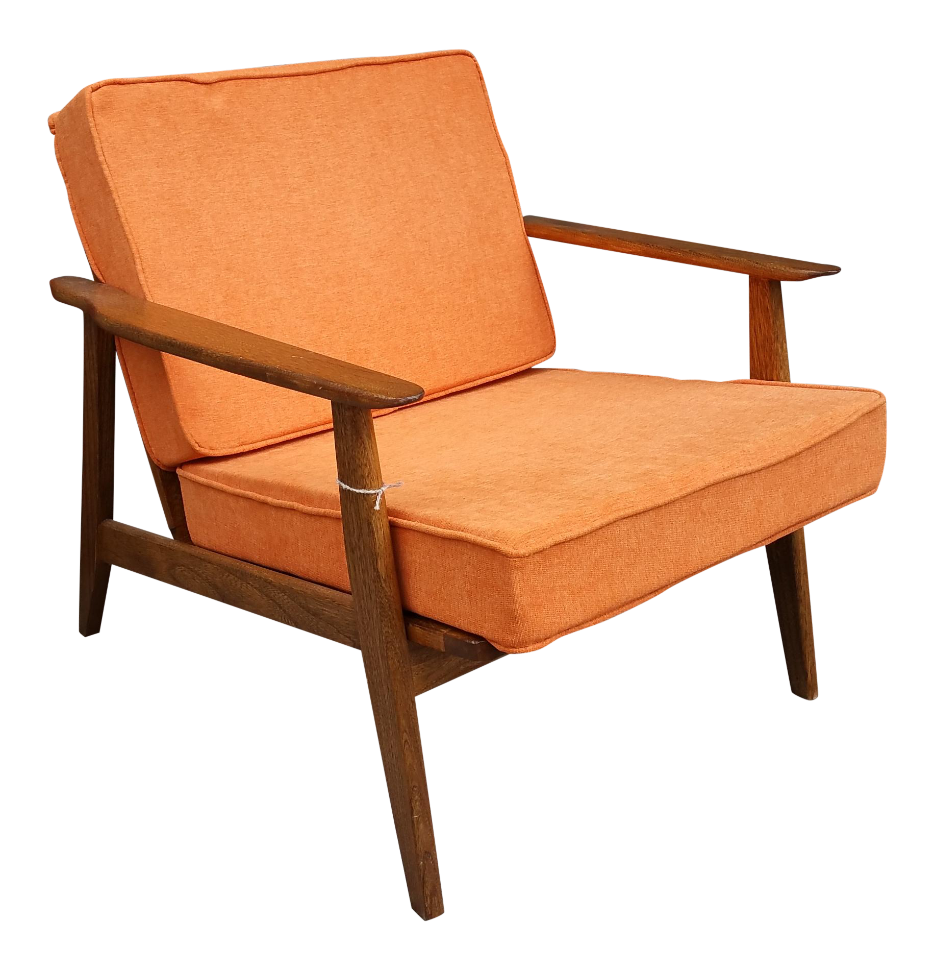 Mid-Century Modern Wood Arm Chair | Chairish