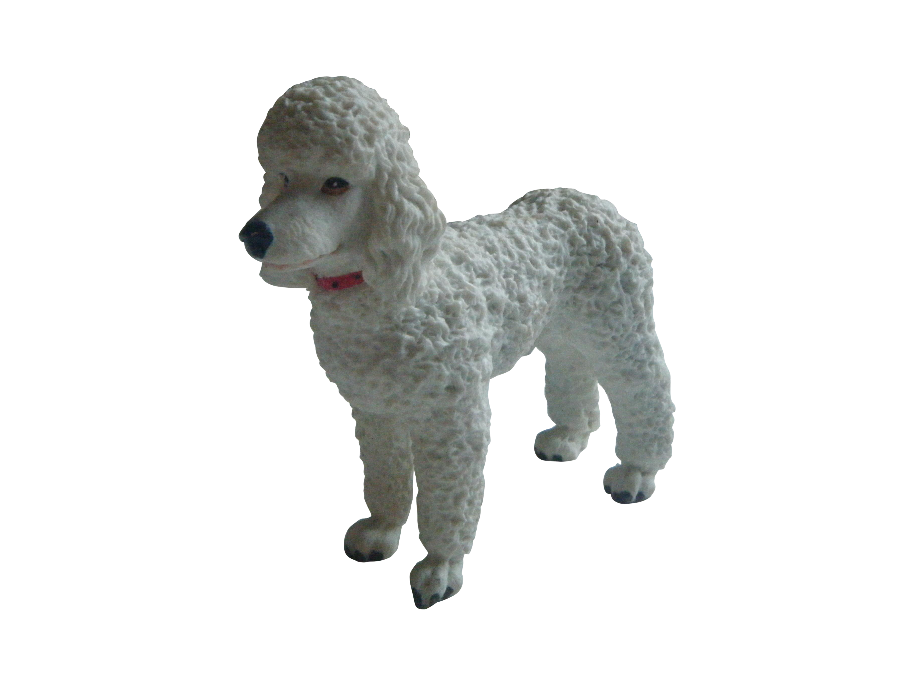 Vintage White Poodle Dog Figurine, Made in Italy Chairish
