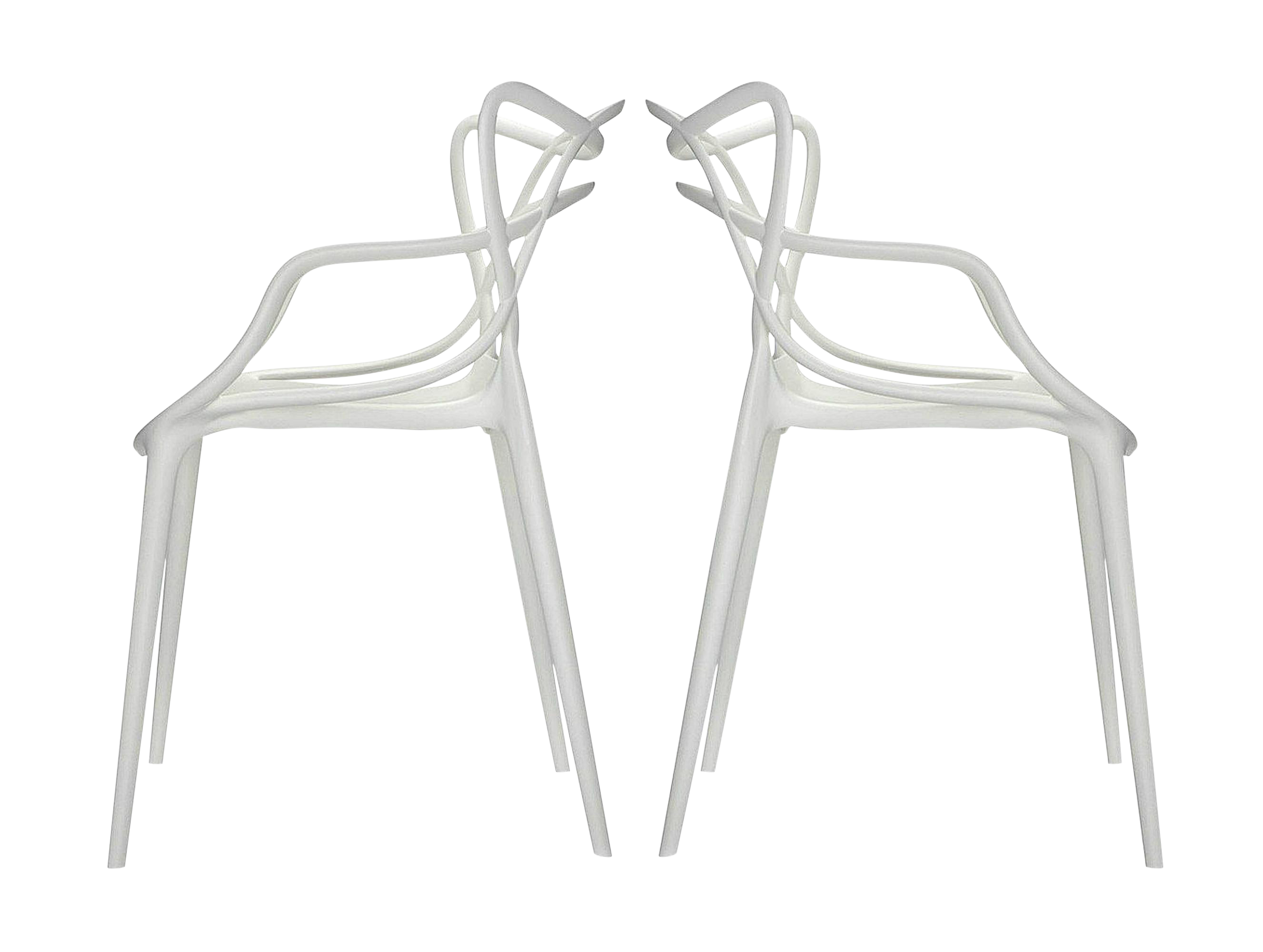 Pair of Kartell Masters Chair by Phillipe Stark Chairish