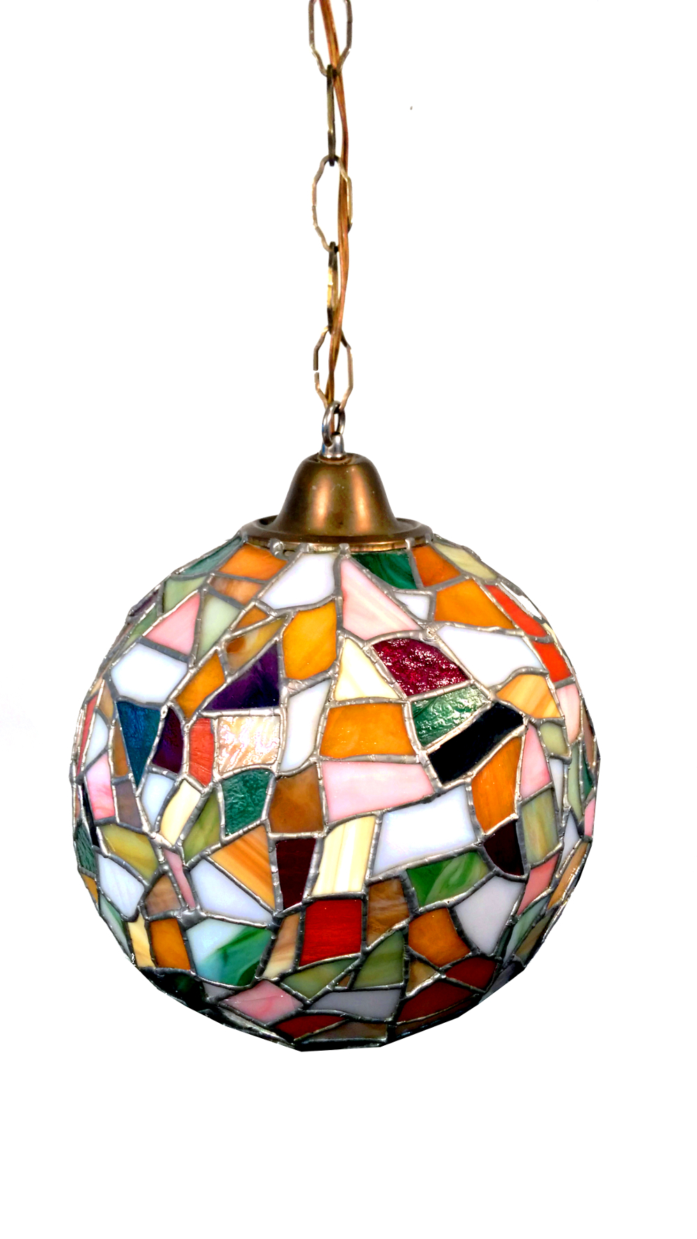MidCentury Mosaic Globe Pendant Lamp Chairish