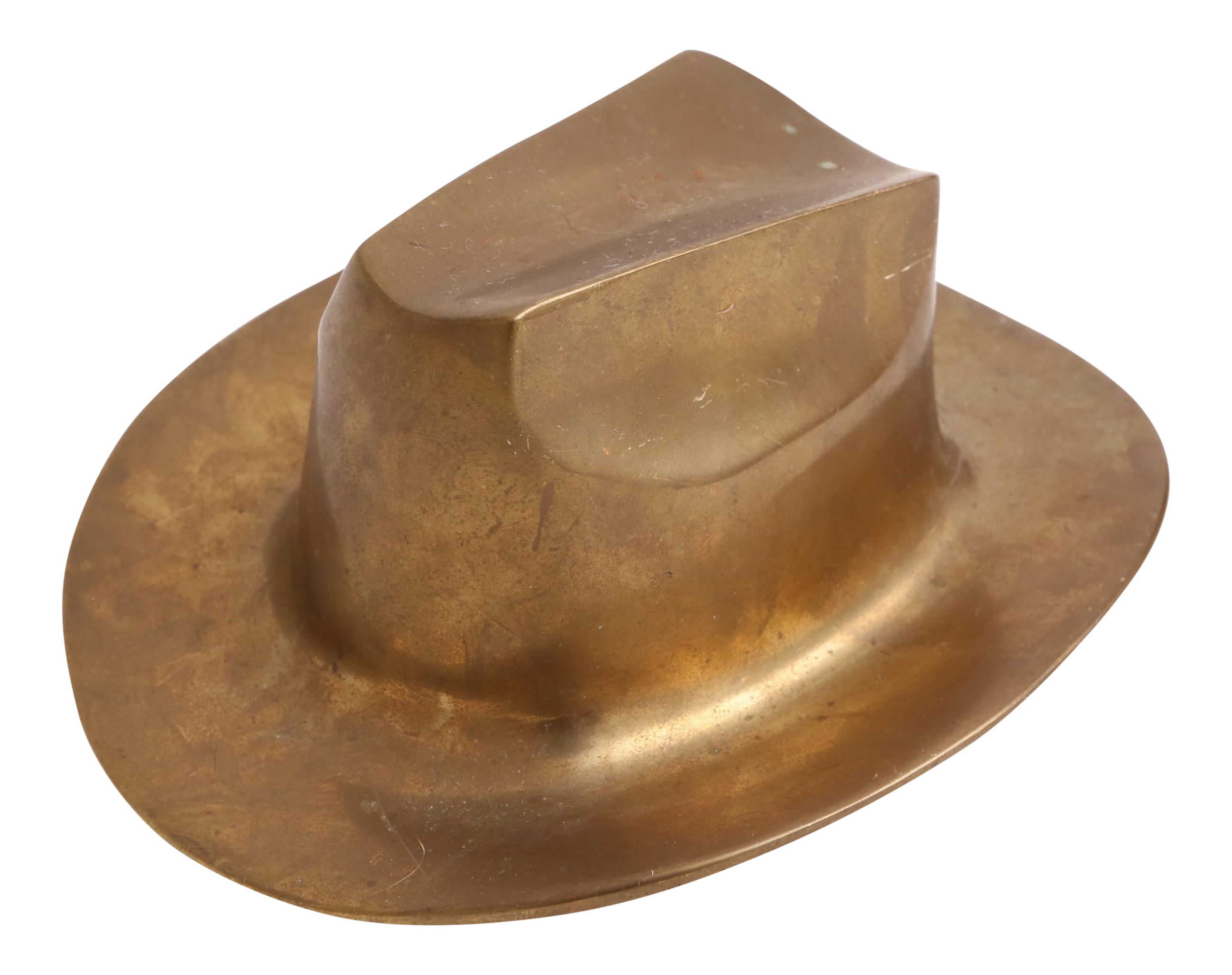 Vintage Brass Cowboy Hat Paperweight Chairish