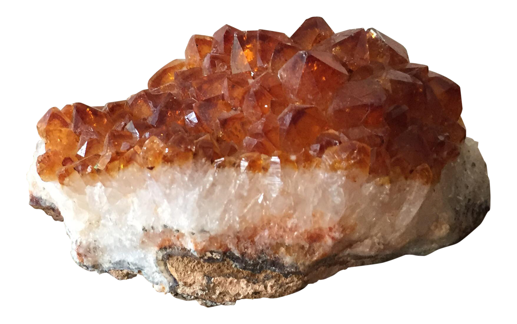 Amber Crystal Mineral Specimen | Chairish