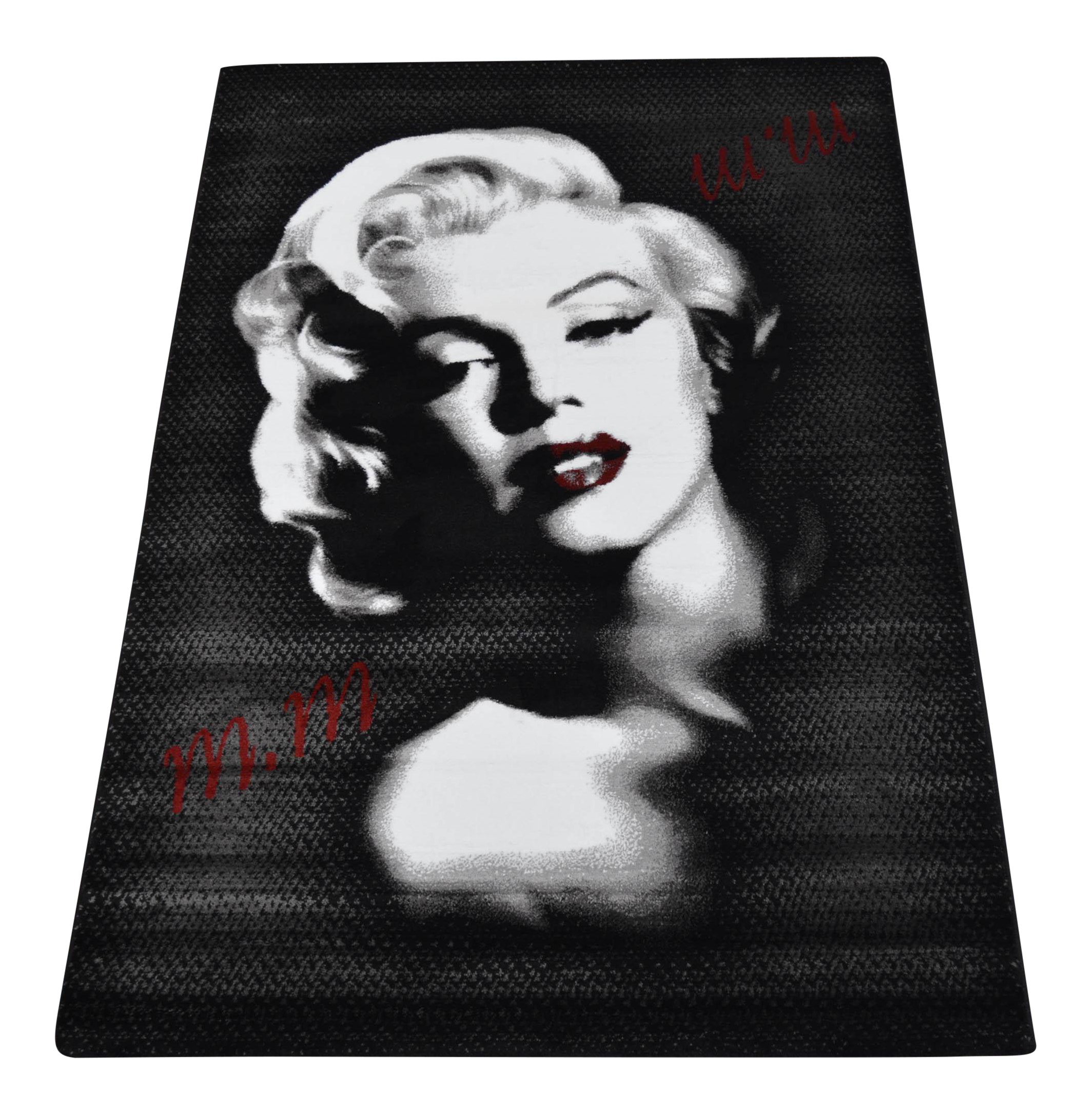 Marilyn Monroe Portrait Pattern Decorative Area Rug 3′11″ X 5′7