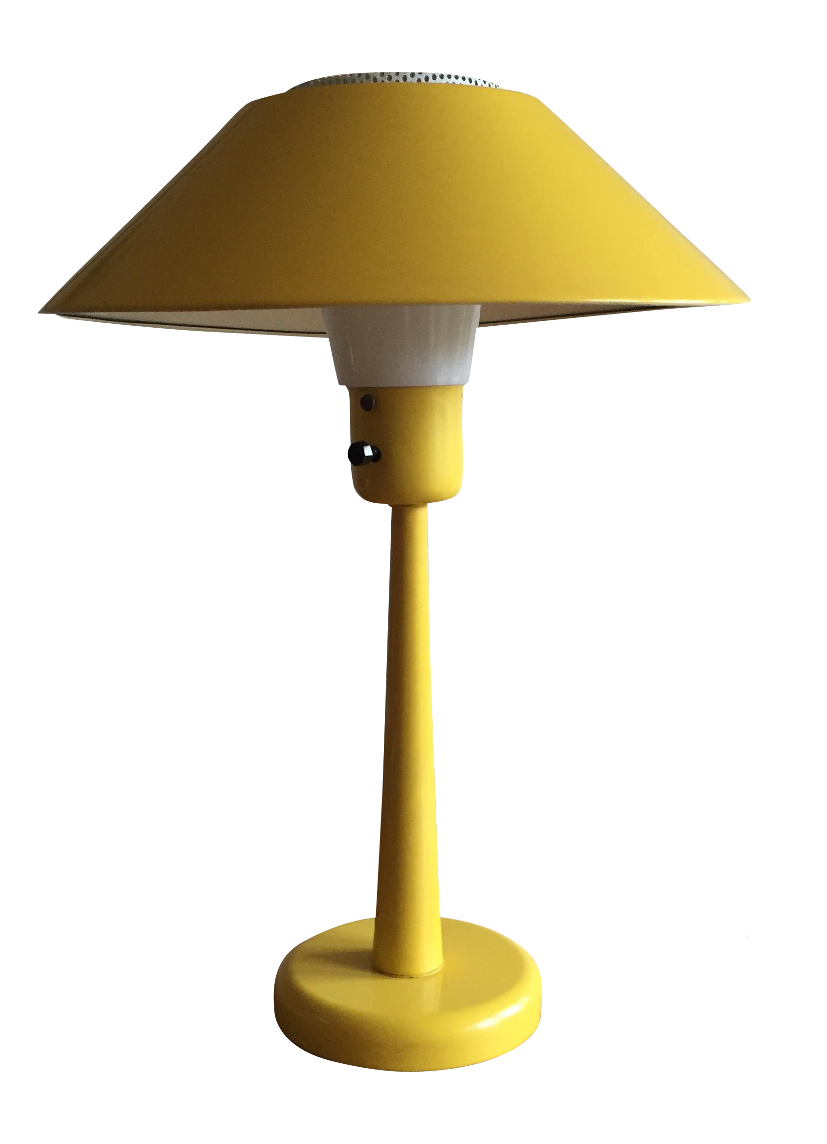 Yellow Metal MidCentury Desk Lamp Chairish