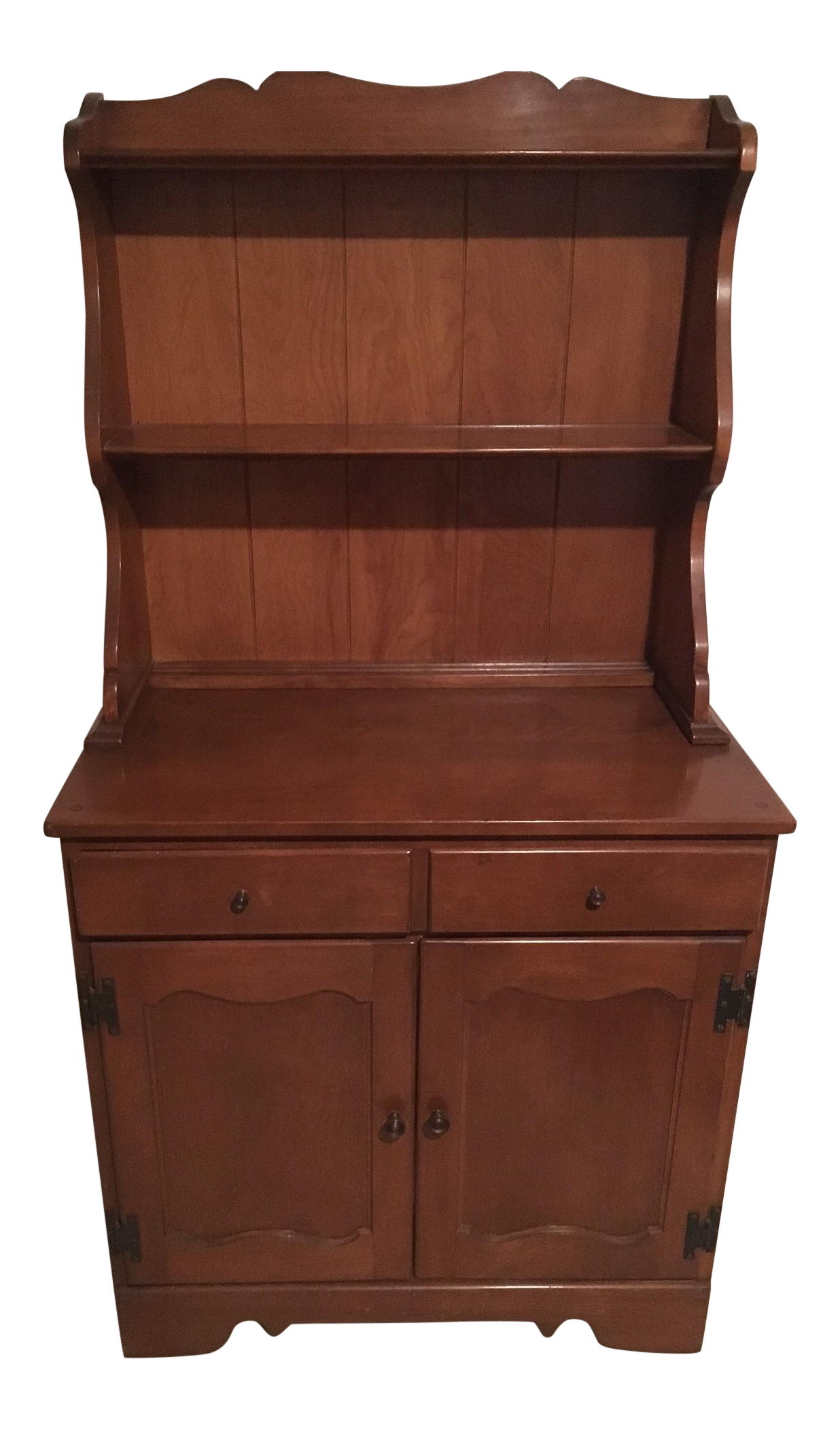 2Piece Vintage Ethan Allen Baumritter Hutch Chairish