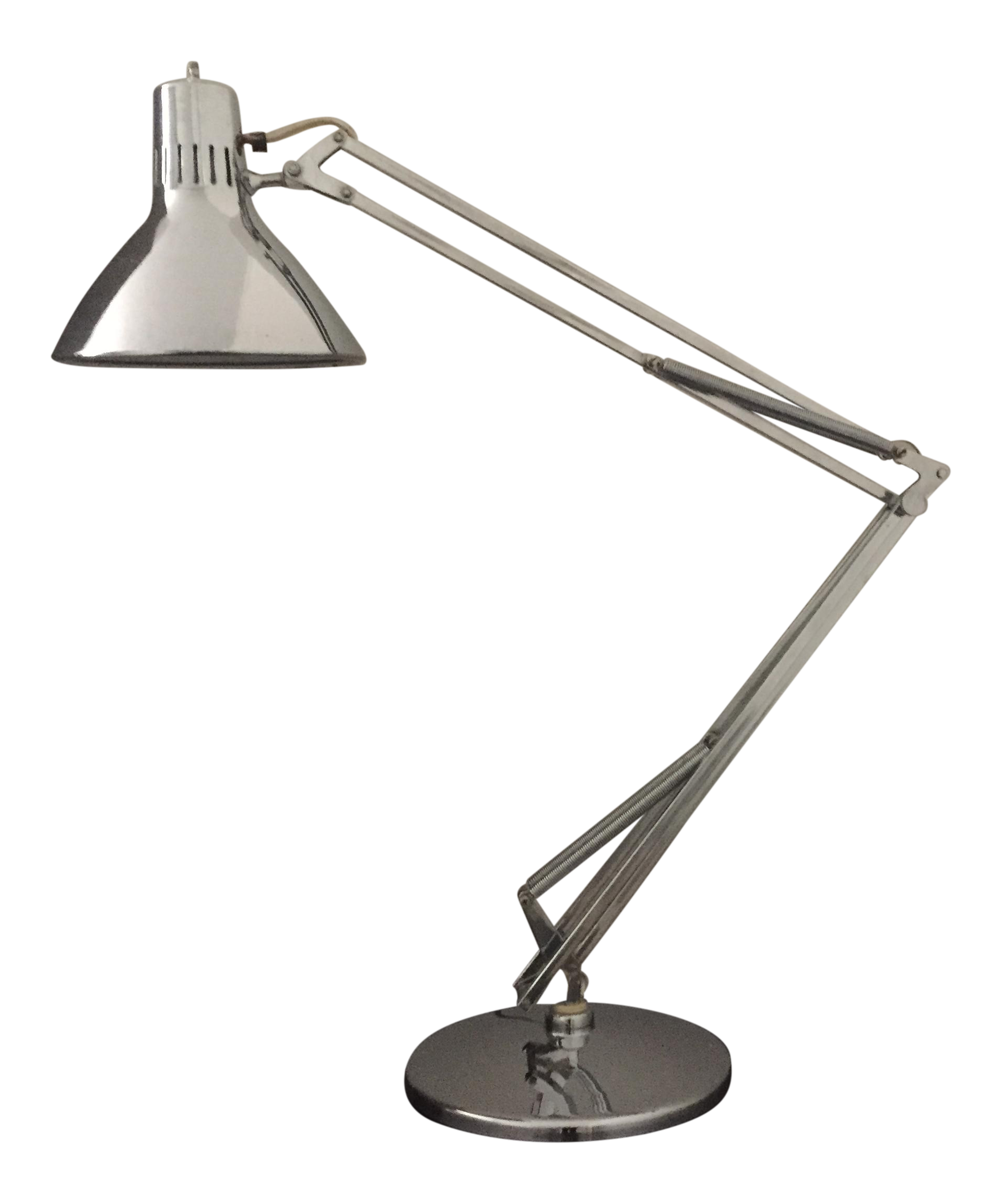 Vintage Luxo Articulated Chrome Desk Lamp Chairish