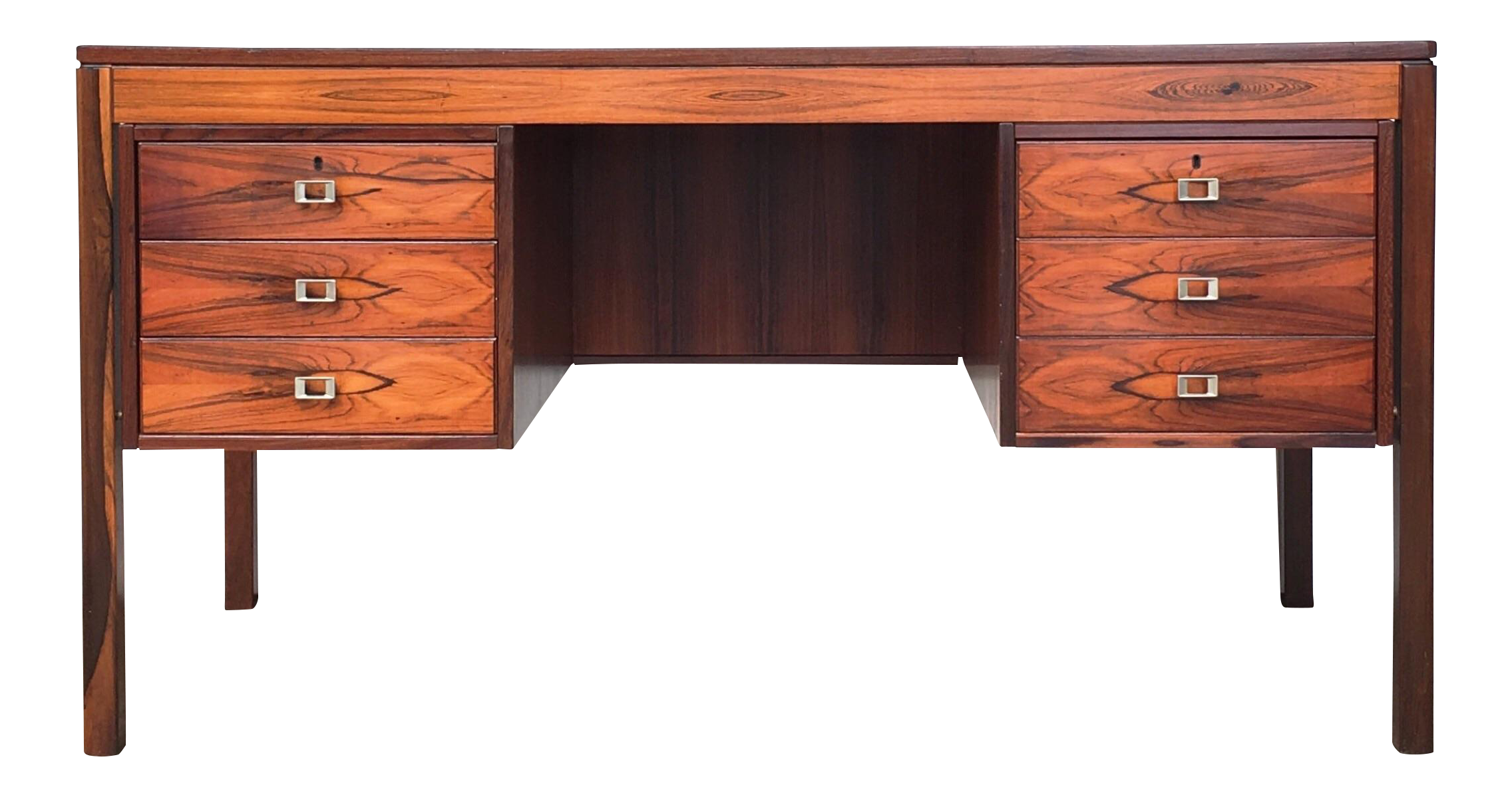 MidCentury Rosewood Executive Desk Chairish