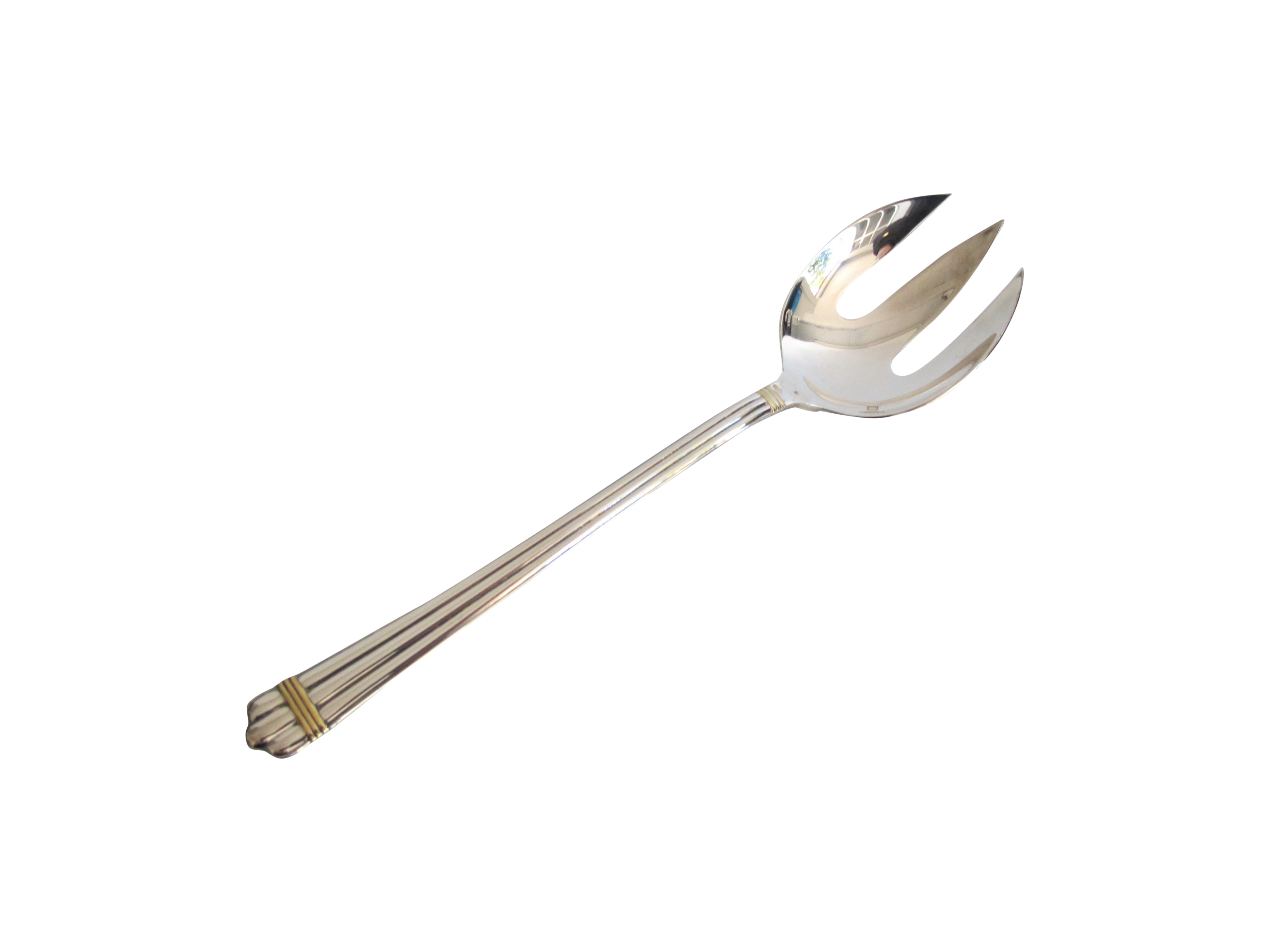 Christofle Salad Serving Fork Chairish